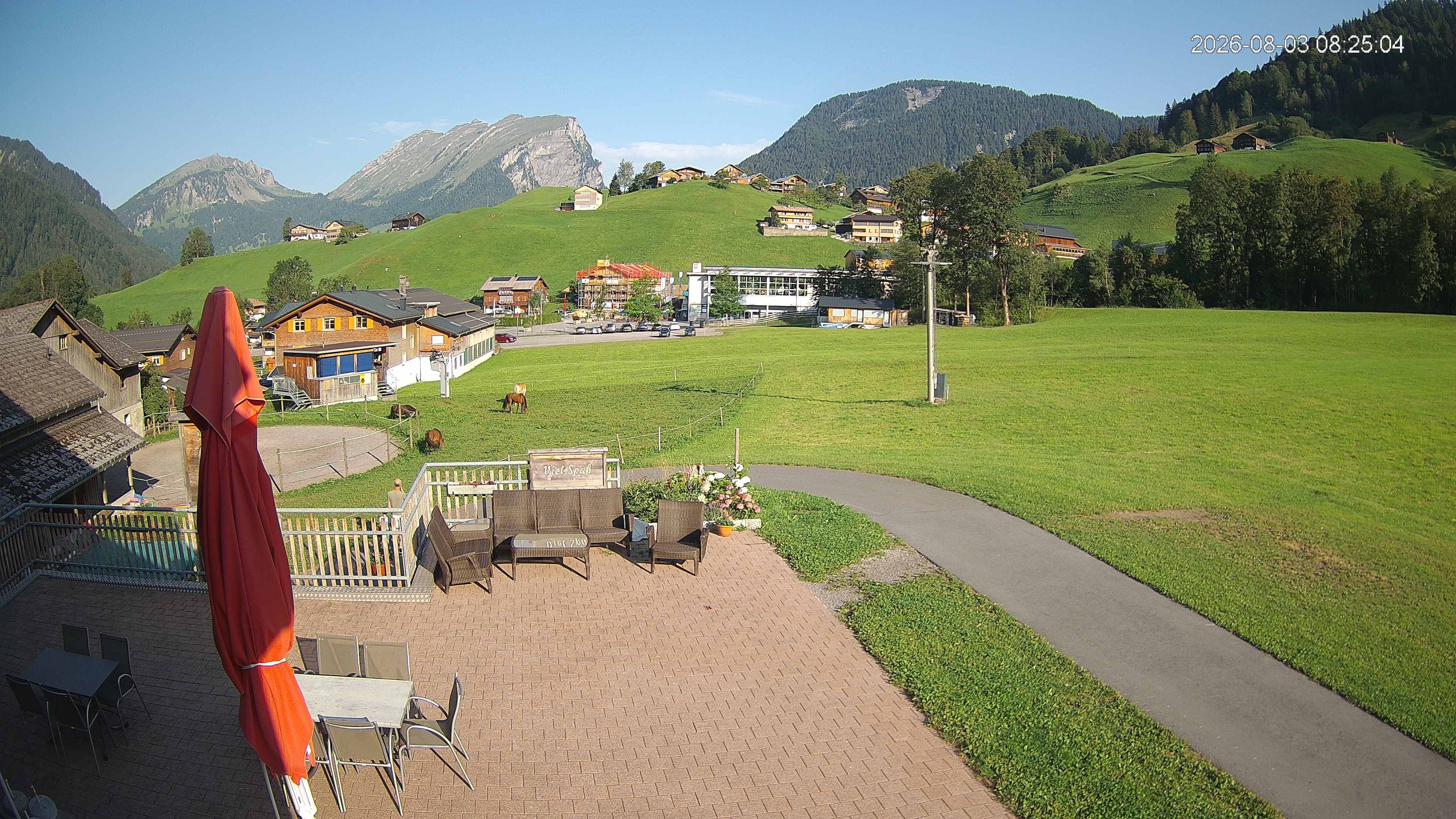 Archiv Foto Webcam Schrannenhof am Diedamskopf