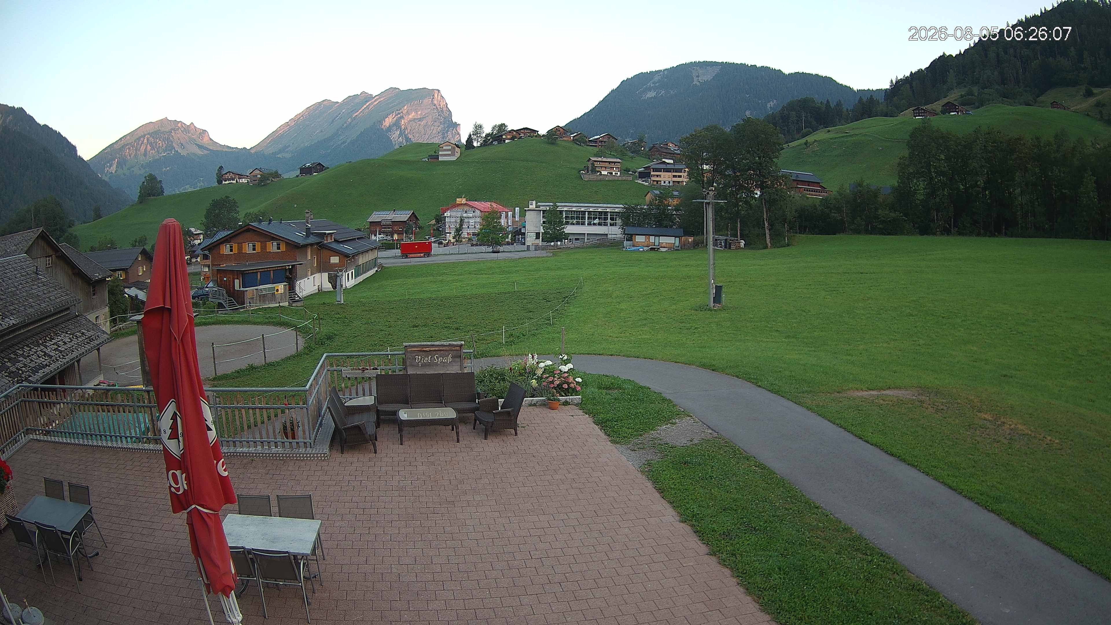 Archiv Foto Webcam Schrannenhof am Diedamskopf