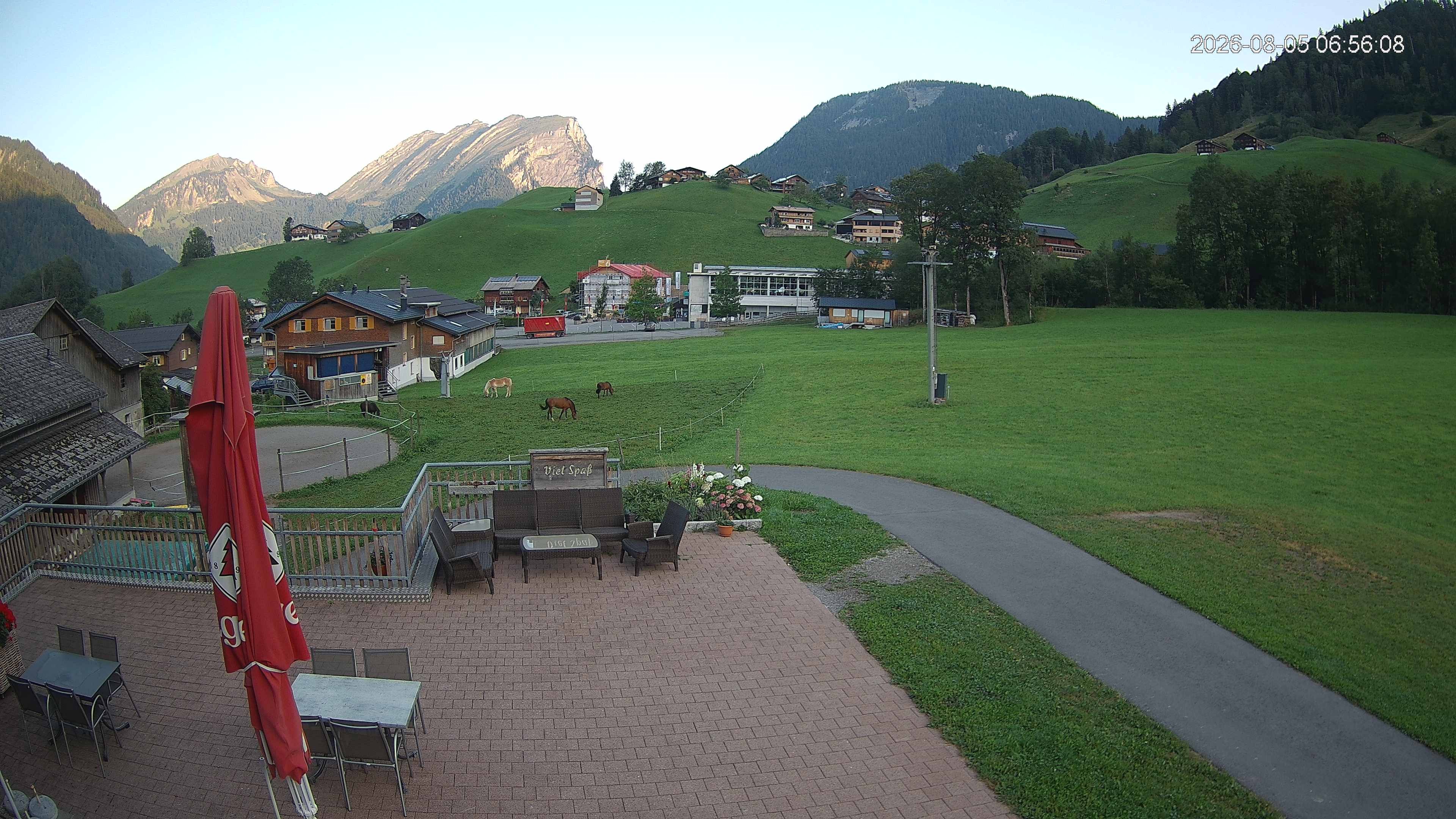 Archiv Foto Webcam Schrannenhof am Diedamskopf
