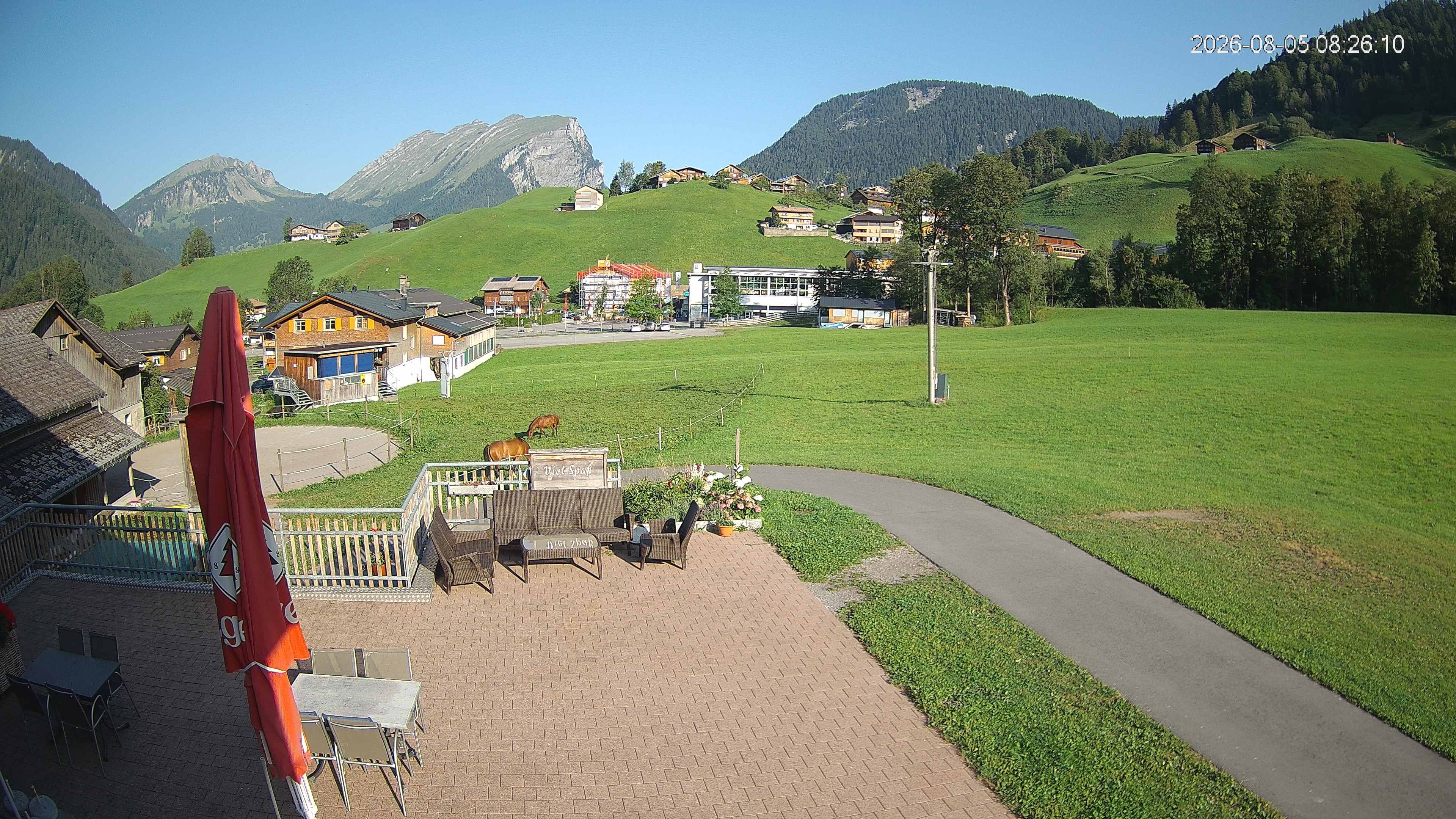 Archiv Foto Webcam Schrannenhof am Diedamskopf