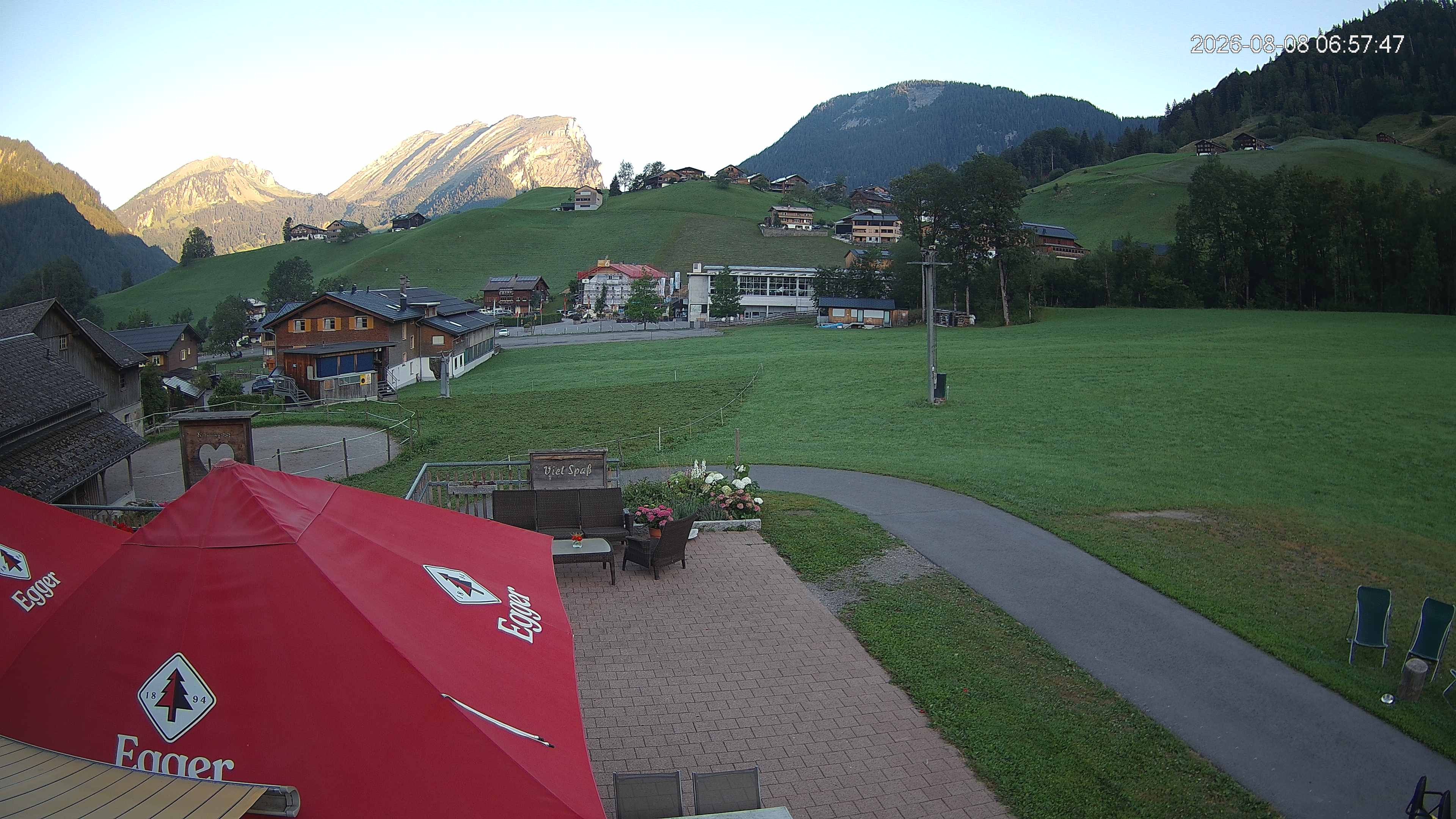Archiv Foto Webcam Schrannenhof am Diedamskopf