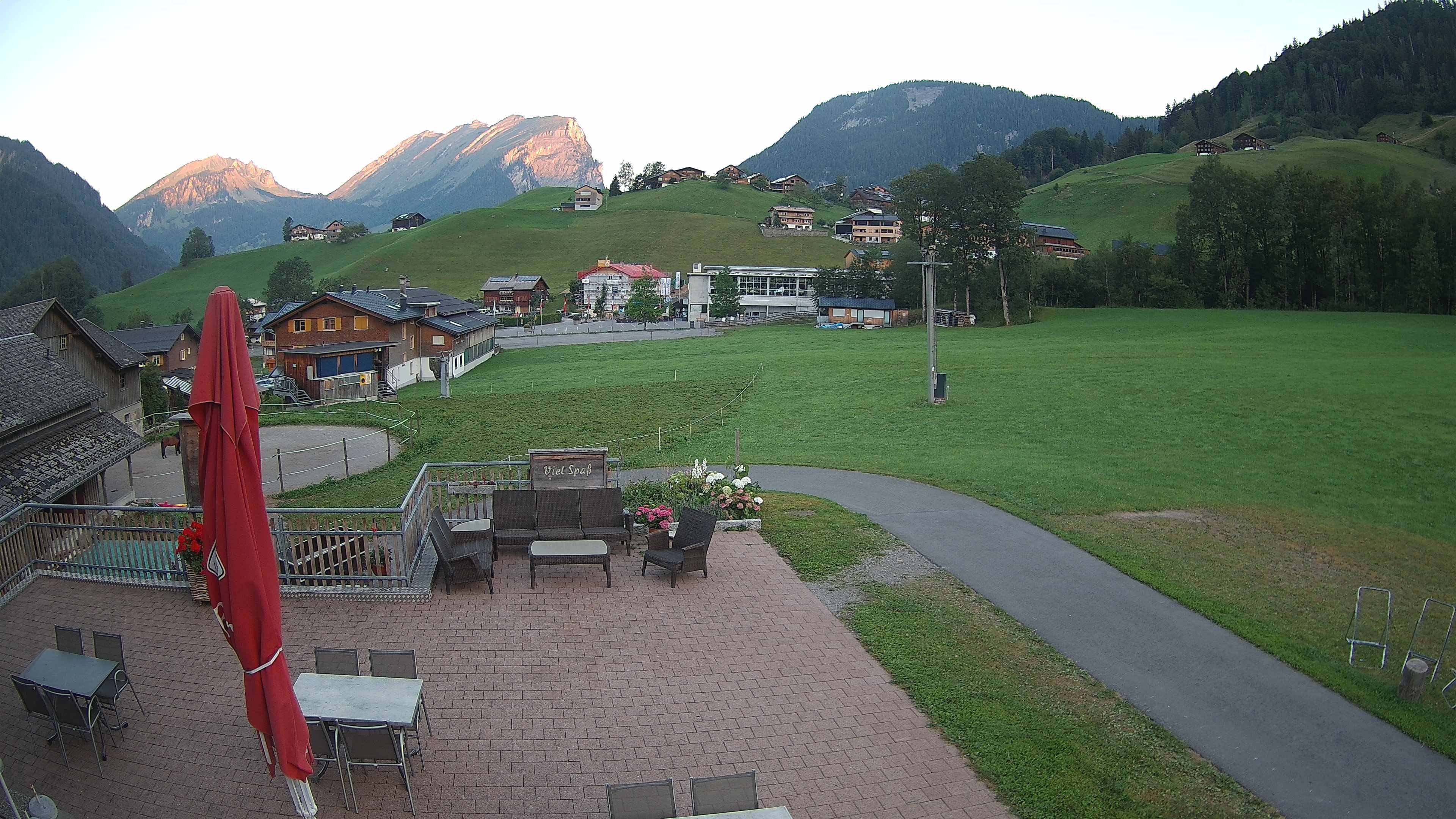 Archiv Foto Webcam Schrannenhof am Diedamskopf