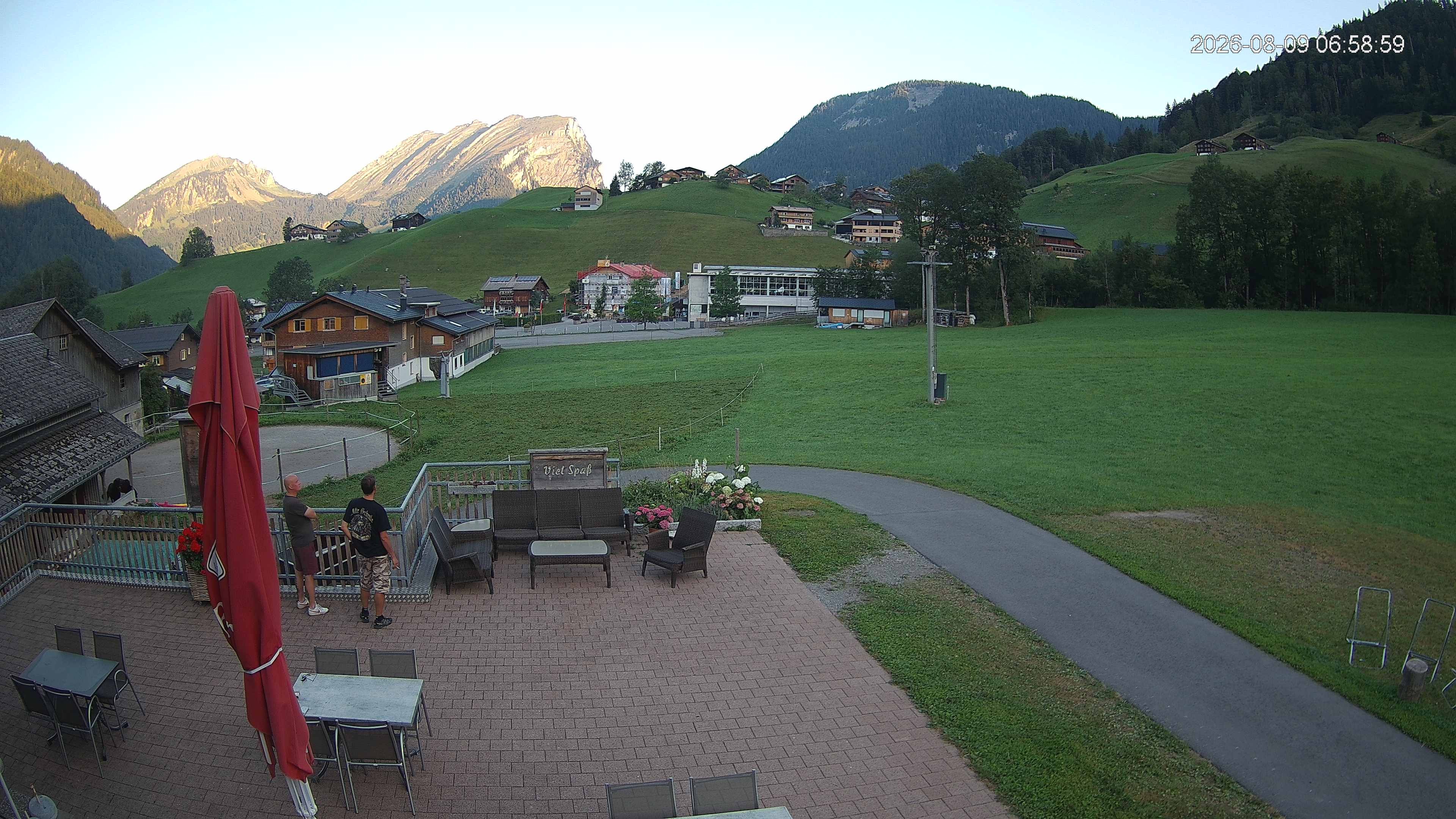 Archiv Foto Webcam Schrannenhof am Diedamskopf