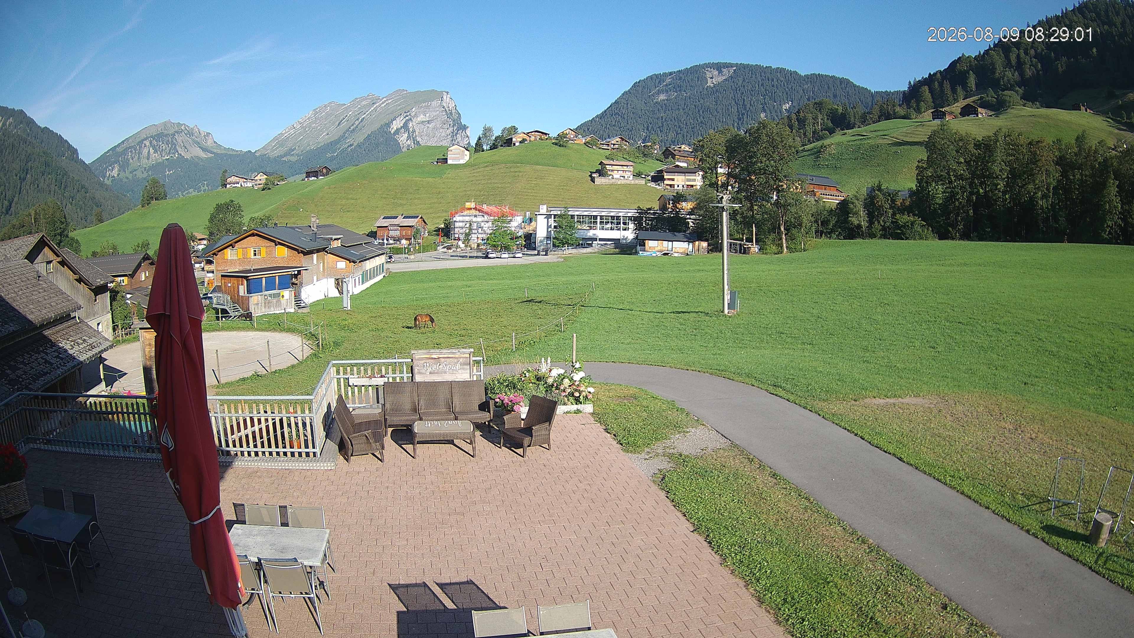 Archiv Foto Webcam Schrannenhof am Diedamskopf