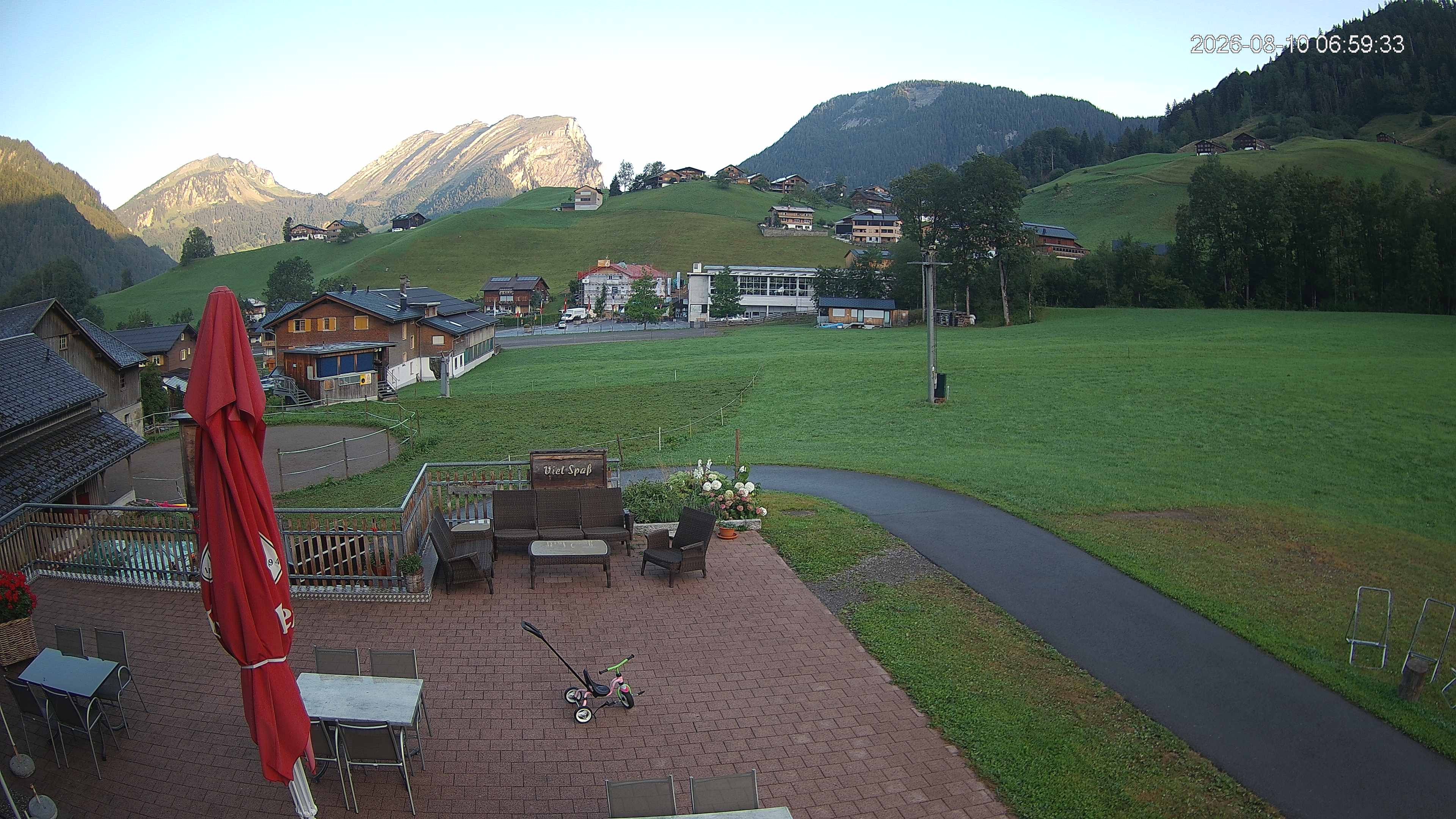 Archiv Foto Webcam Schrannenhof am Diedamskopf