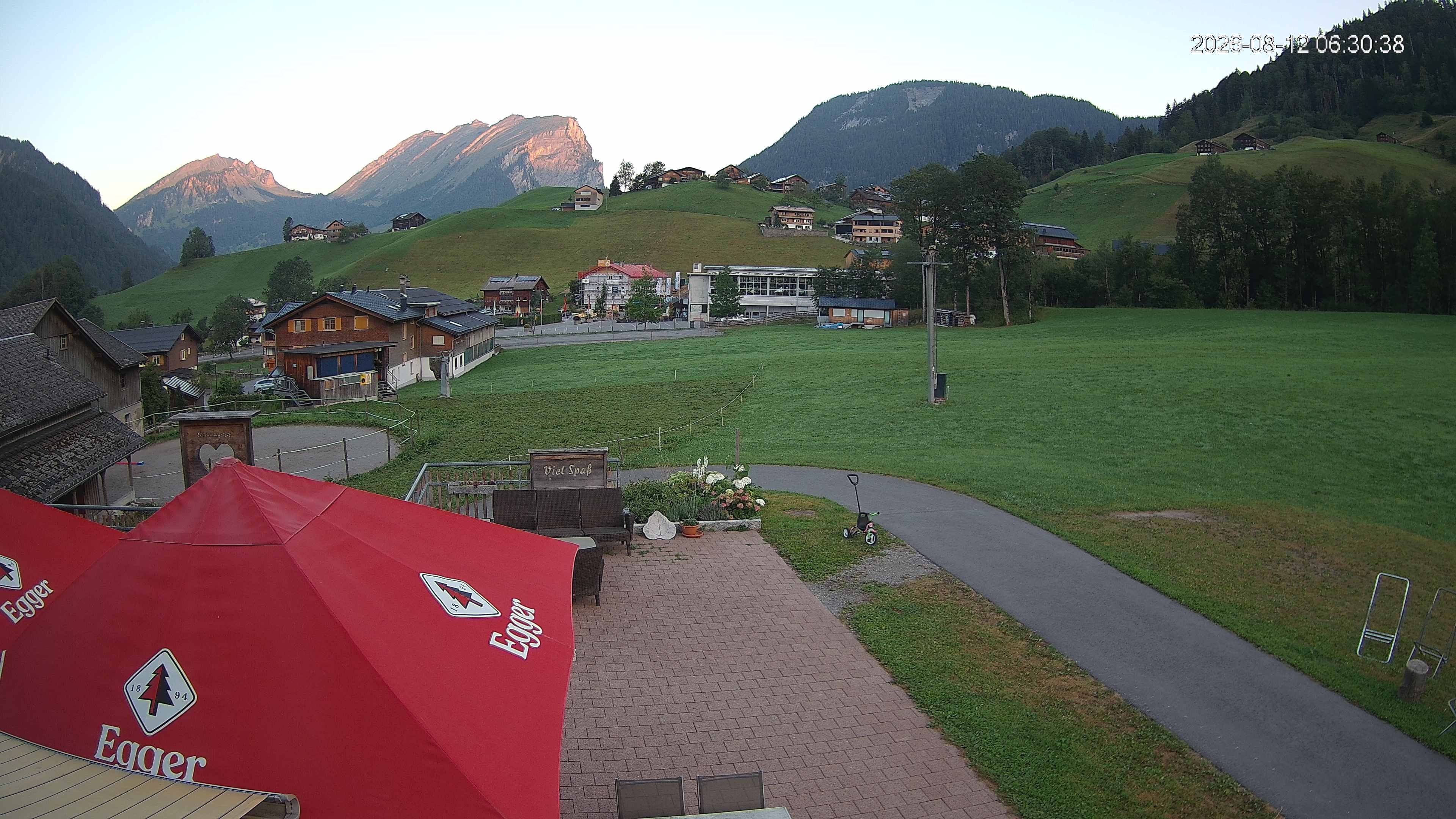Archiv Foto Webcam Schrannenhof am Diedamskopf