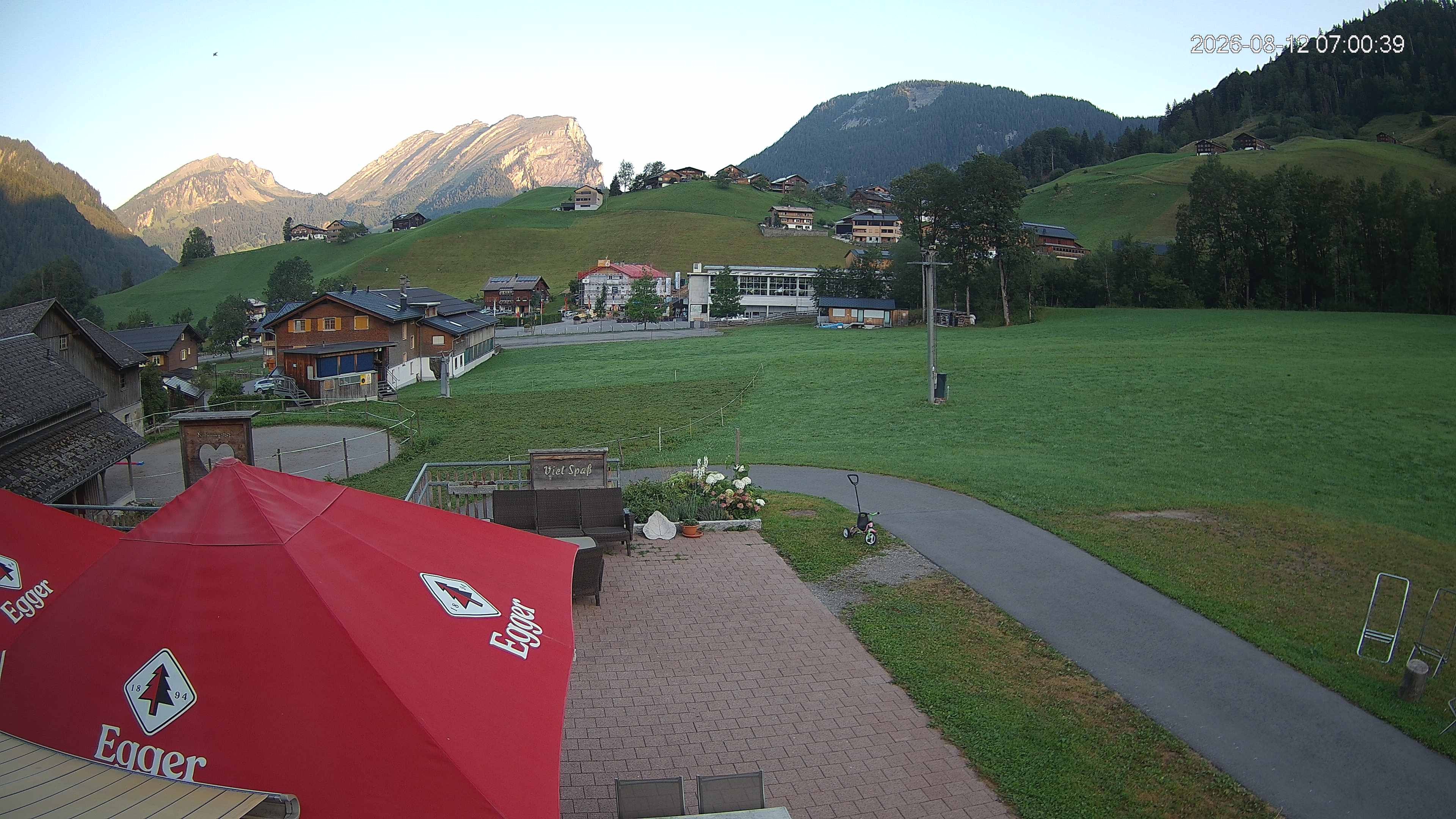 Archiv Foto Webcam Schrannenhof am Diedamskopf