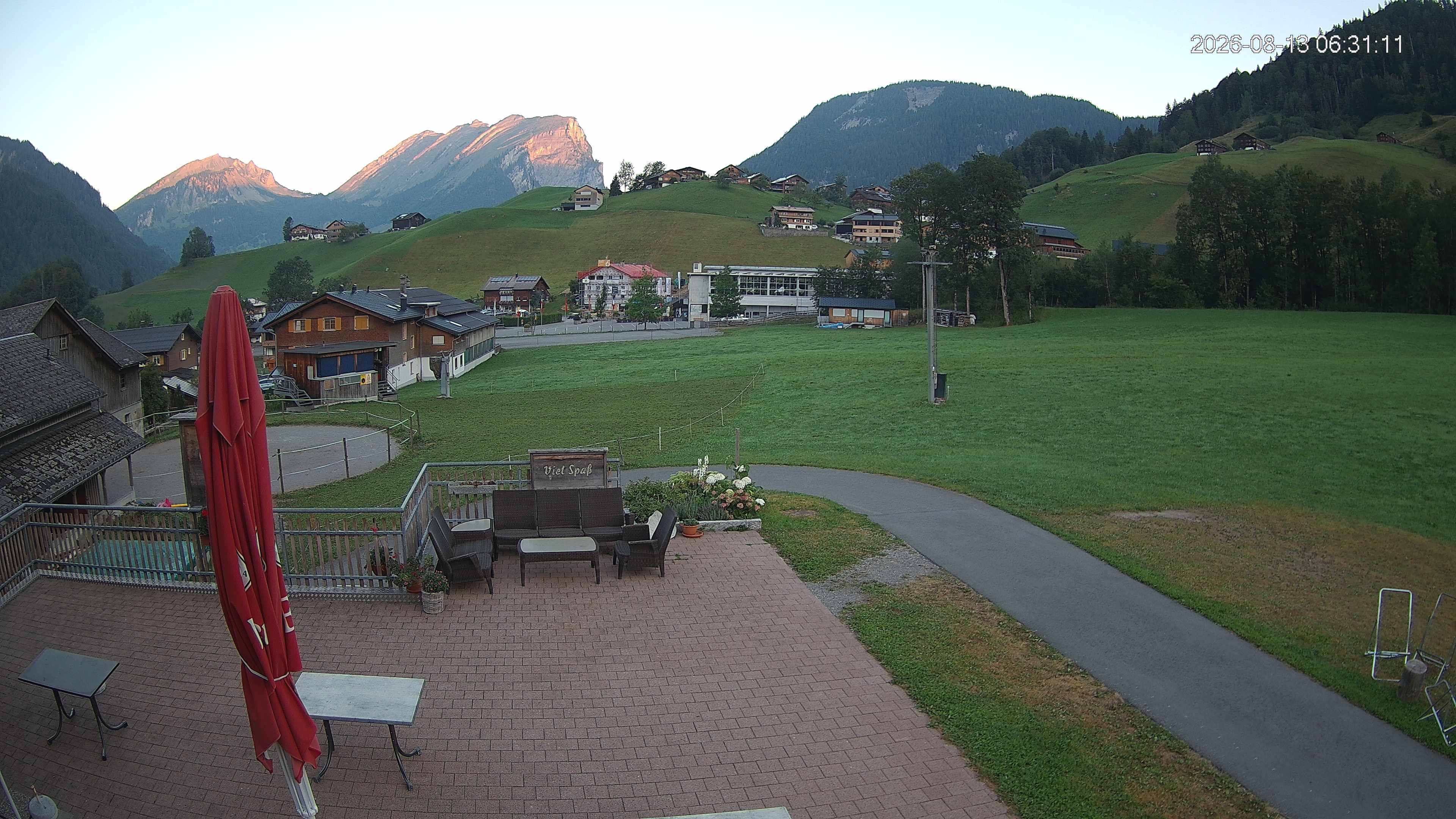 Archiv Foto Webcam Schrannenhof am Diedamskopf