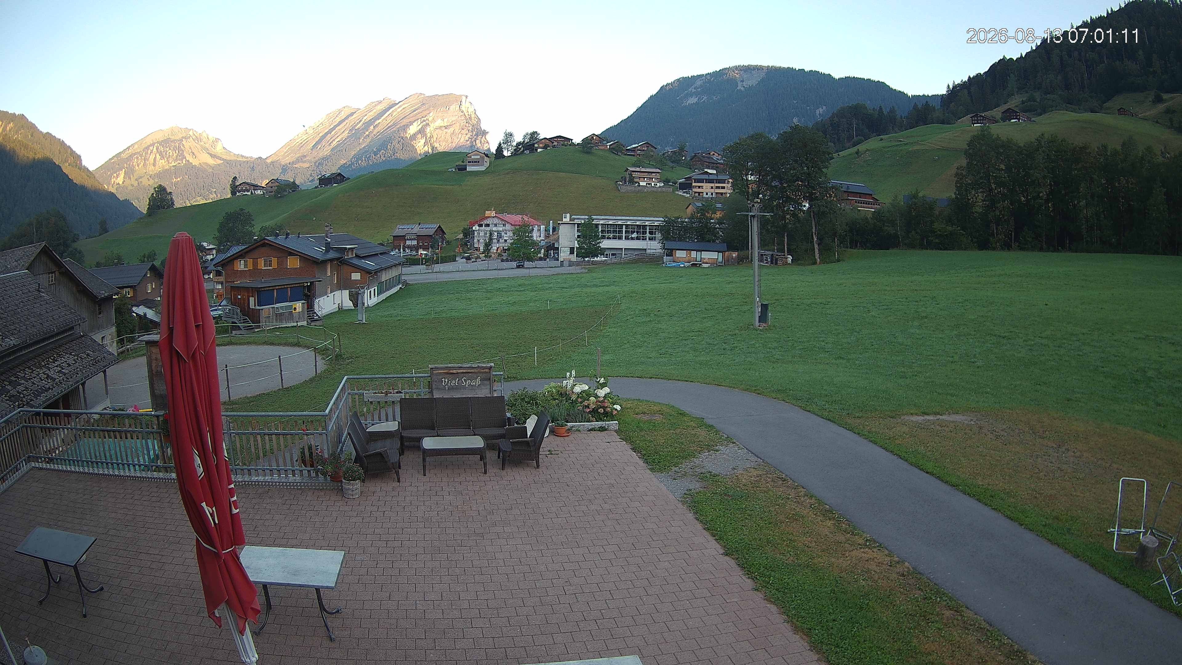 Archiv Foto Webcam Schrannenhof am Diedamskopf