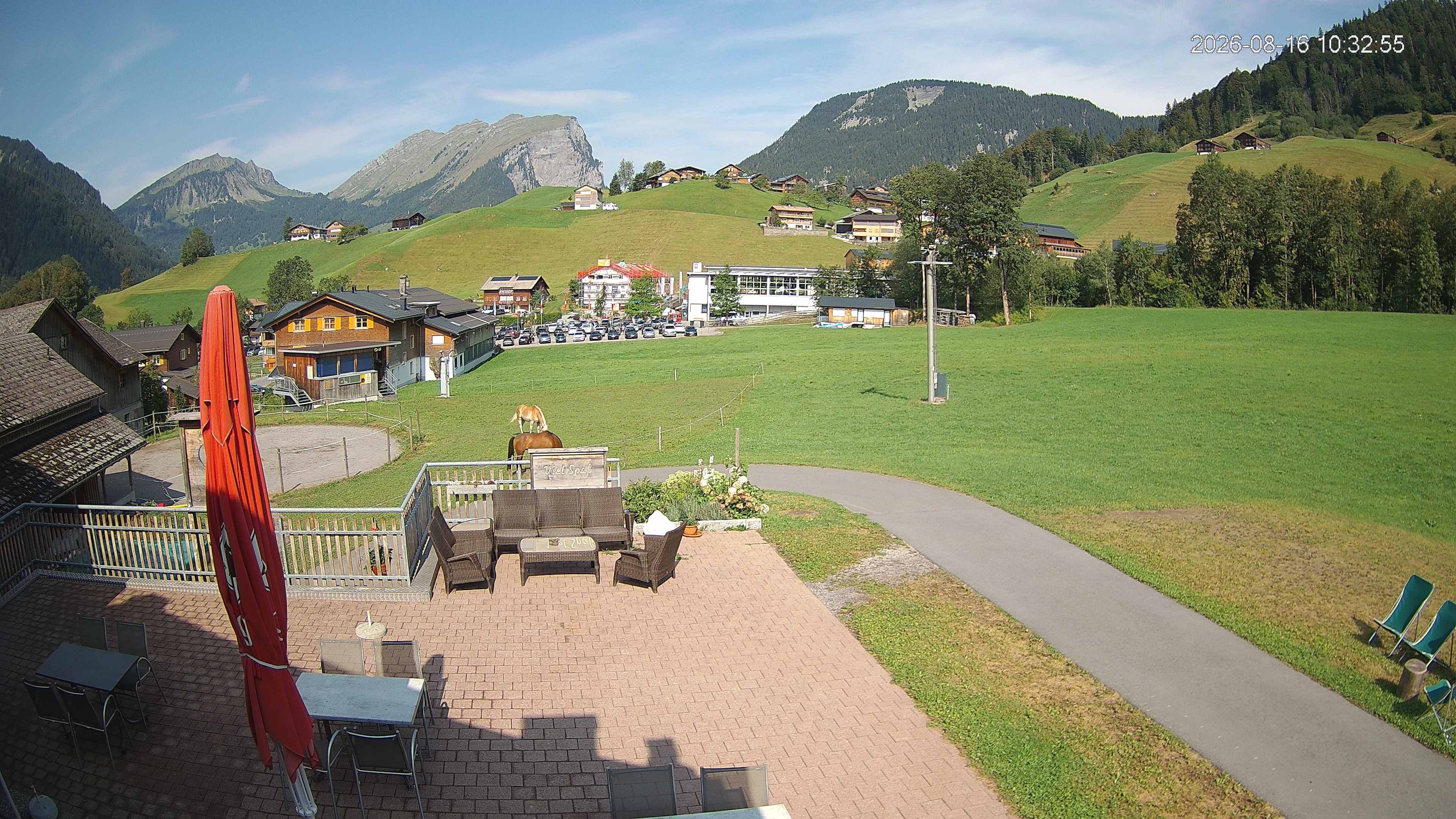 Archiv Foto Webcam Schrannenhof am Diedamskopf
