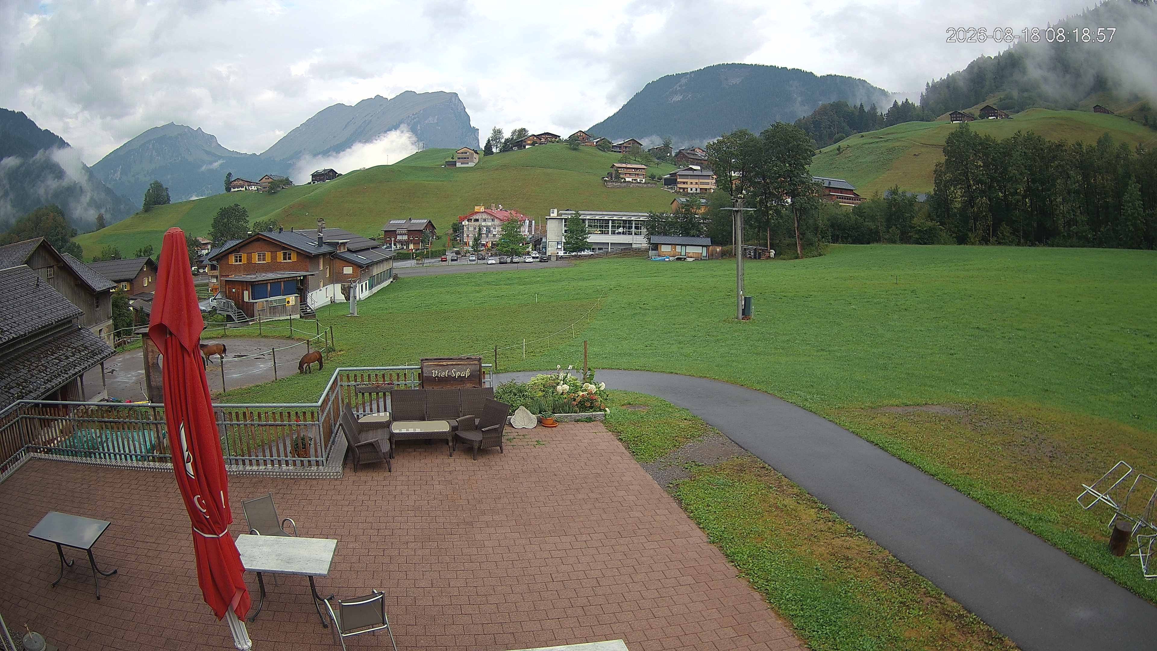 Archiv Foto Webcam Schrannenhof am Diedamskopf