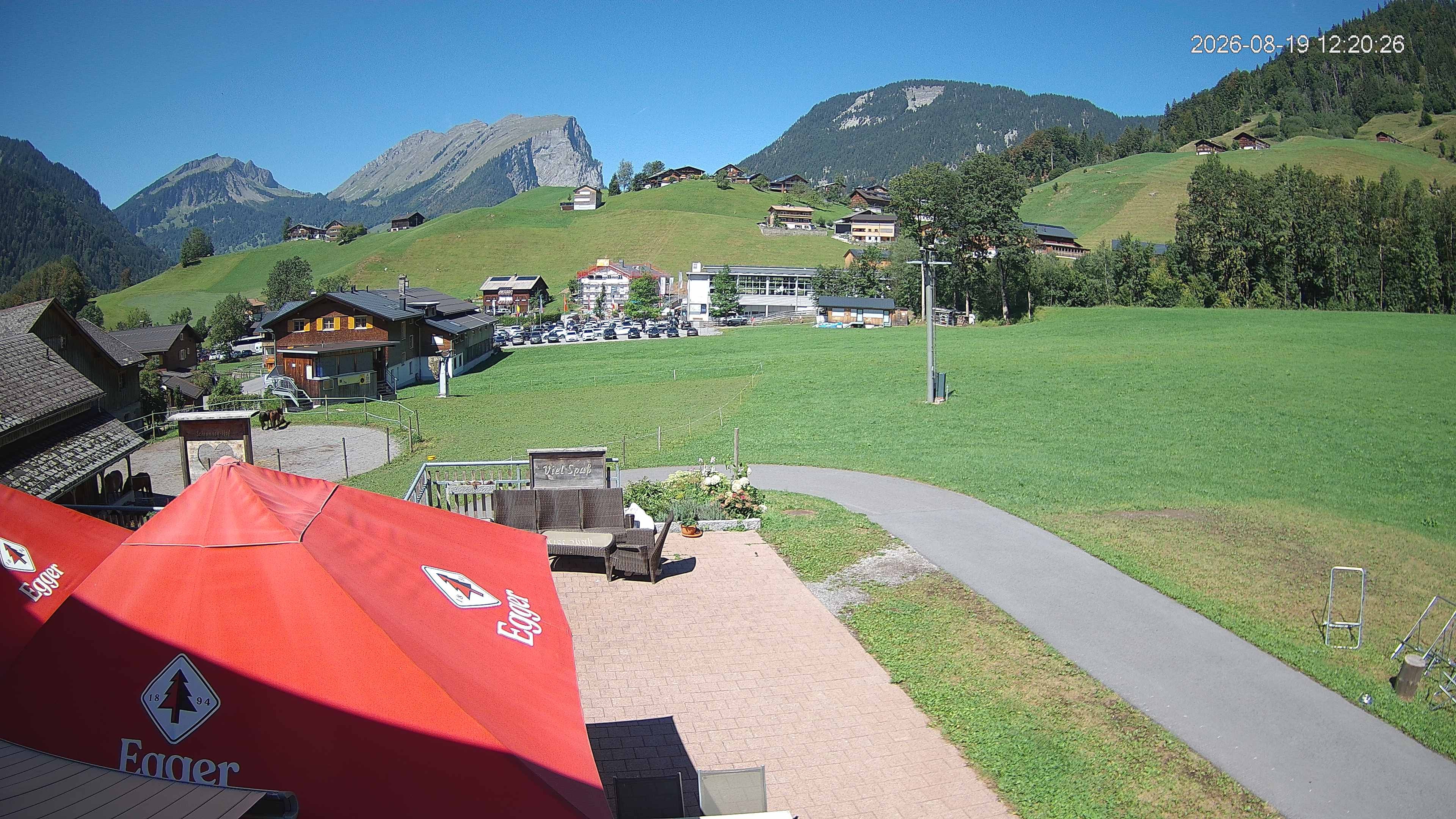 Archiv Foto Webcam Schrannenhof am Diedamskopf