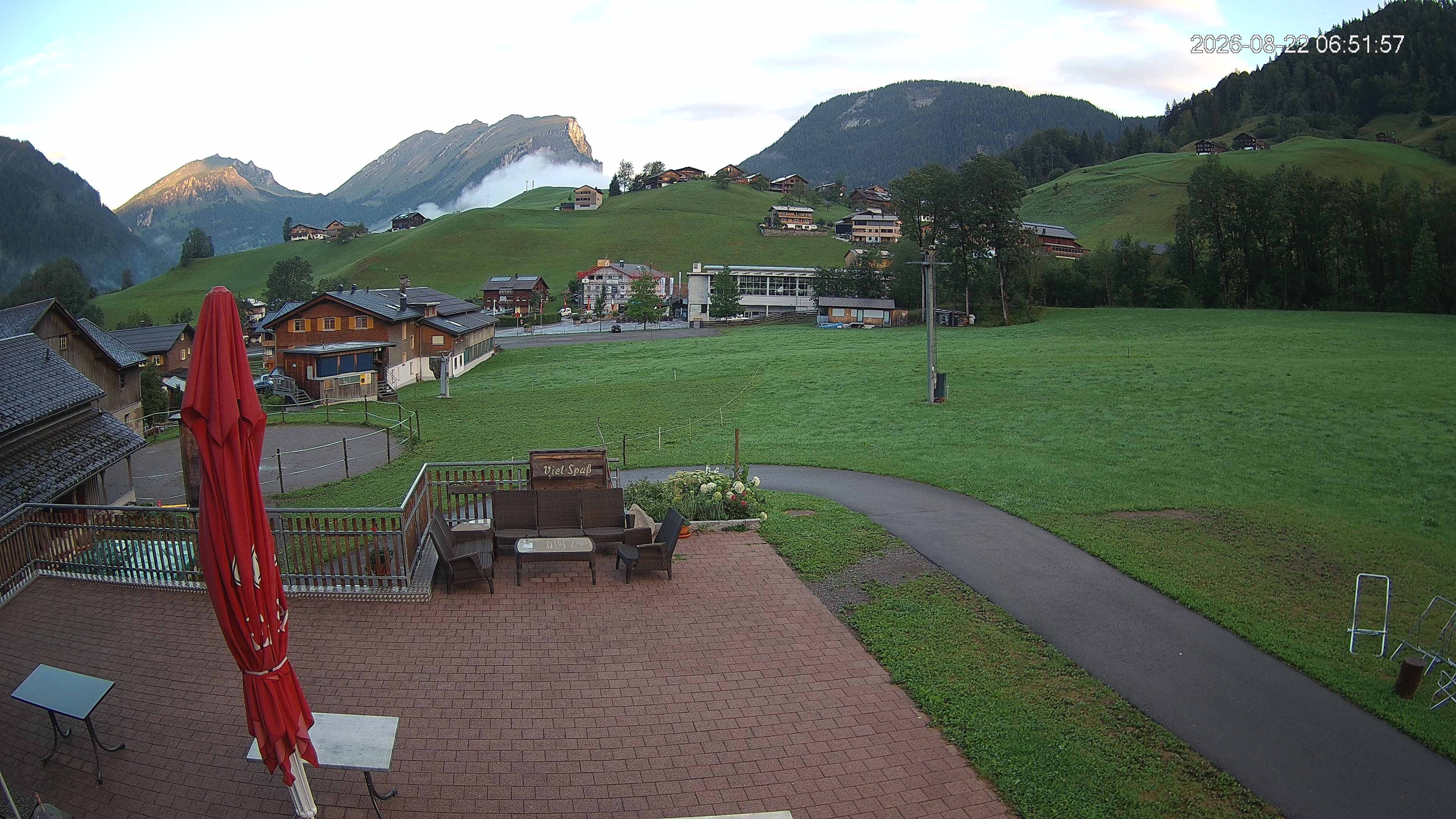 Archiv Foto Webcam Schrannenhof am Diedamskopf