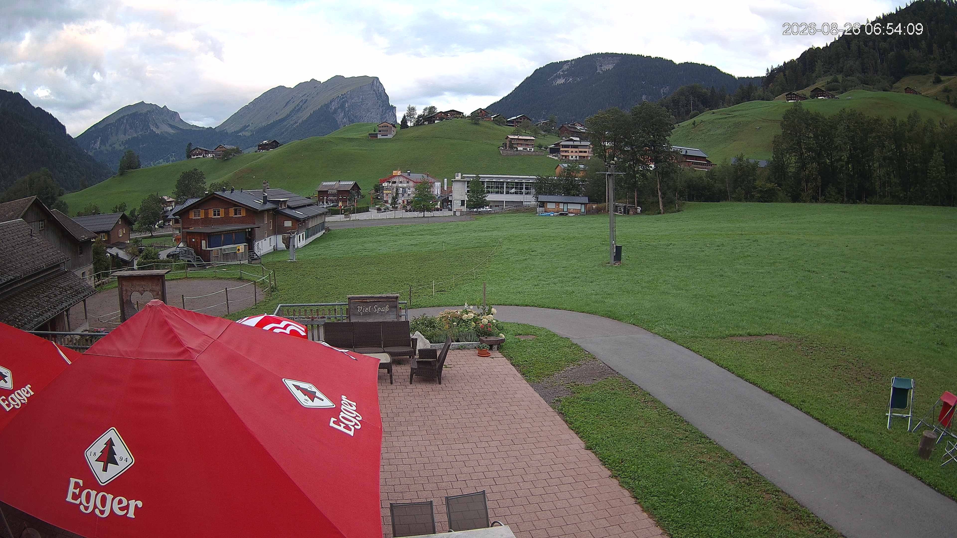 Archiv Foto Webcam Schrannenhof am Diedamskopf
