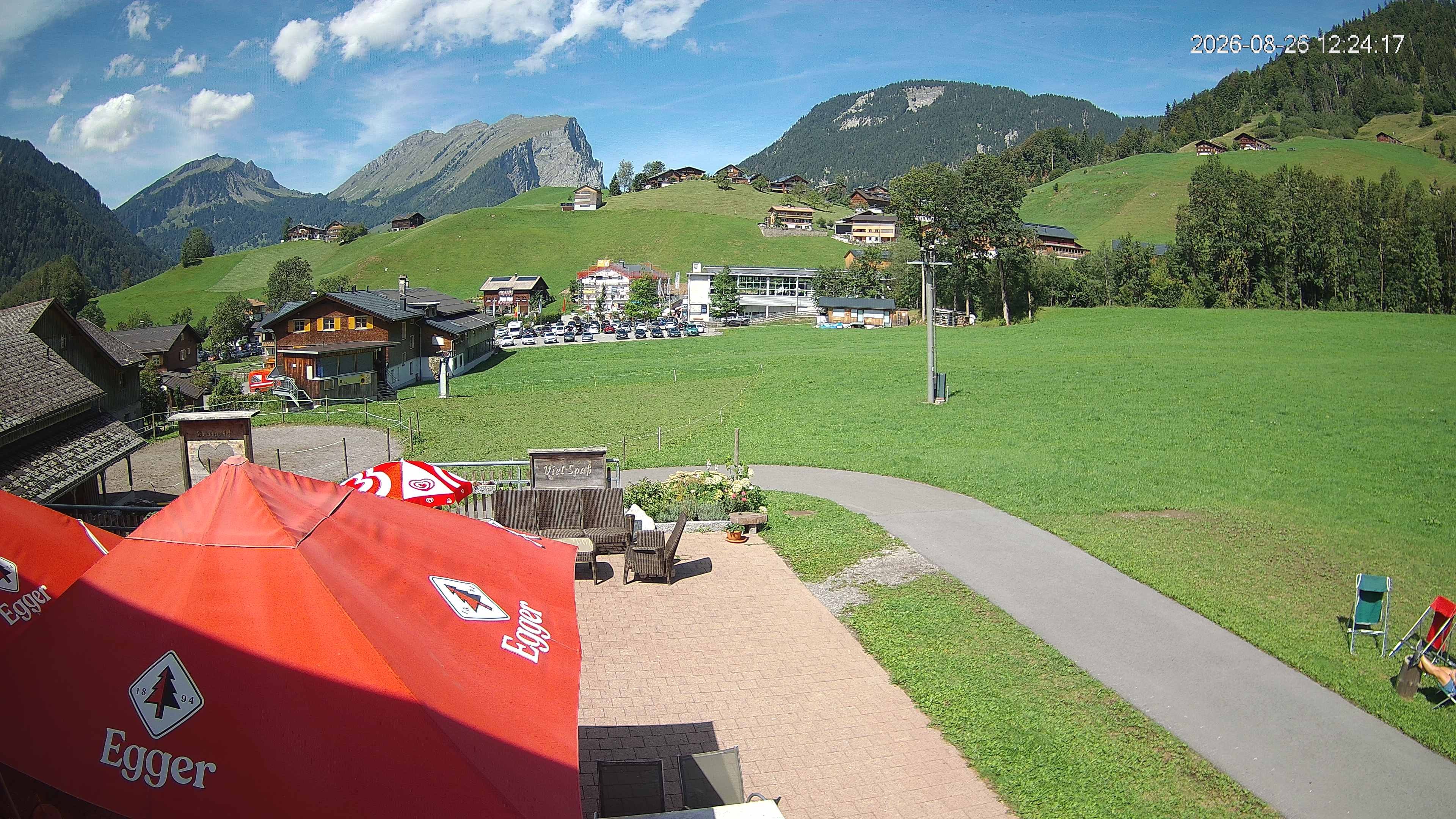 Archiv Foto Webcam Schrannenhof am Diedamskopf