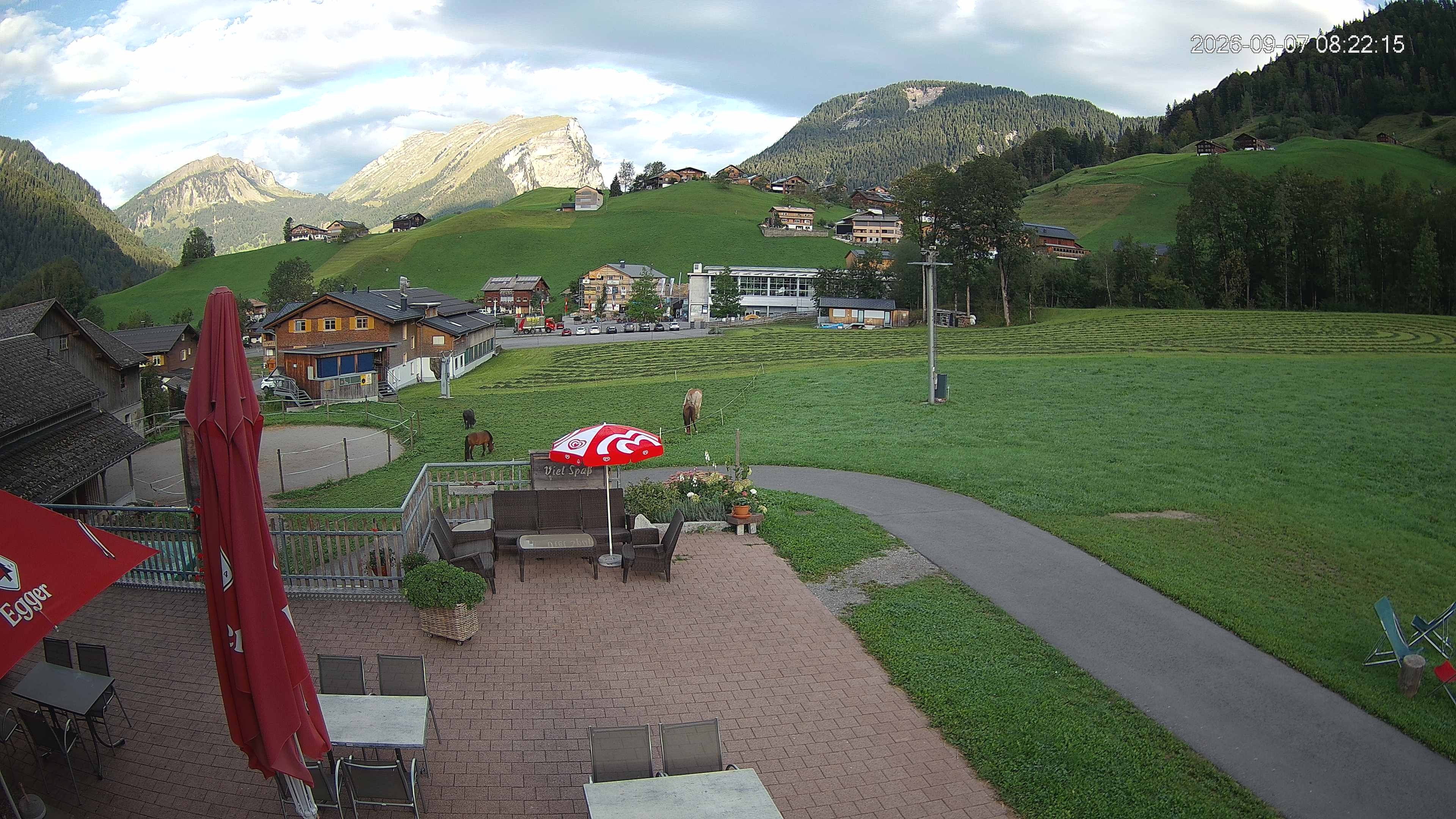 Archiv Foto Webcam Schrannenhof am Diedamskopf