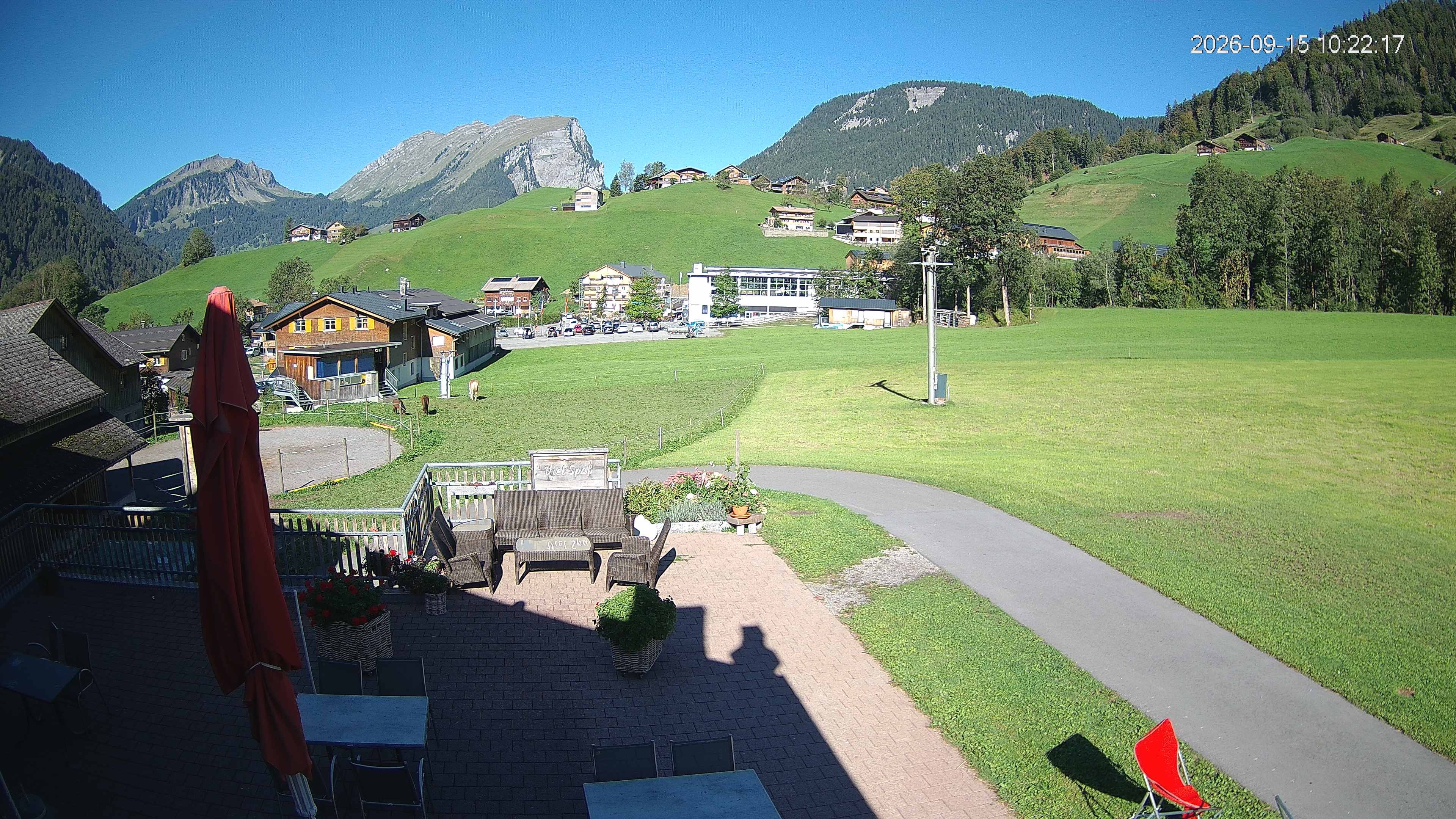 Archiv Foto Webcam Schrannenhof am Diedamskopf