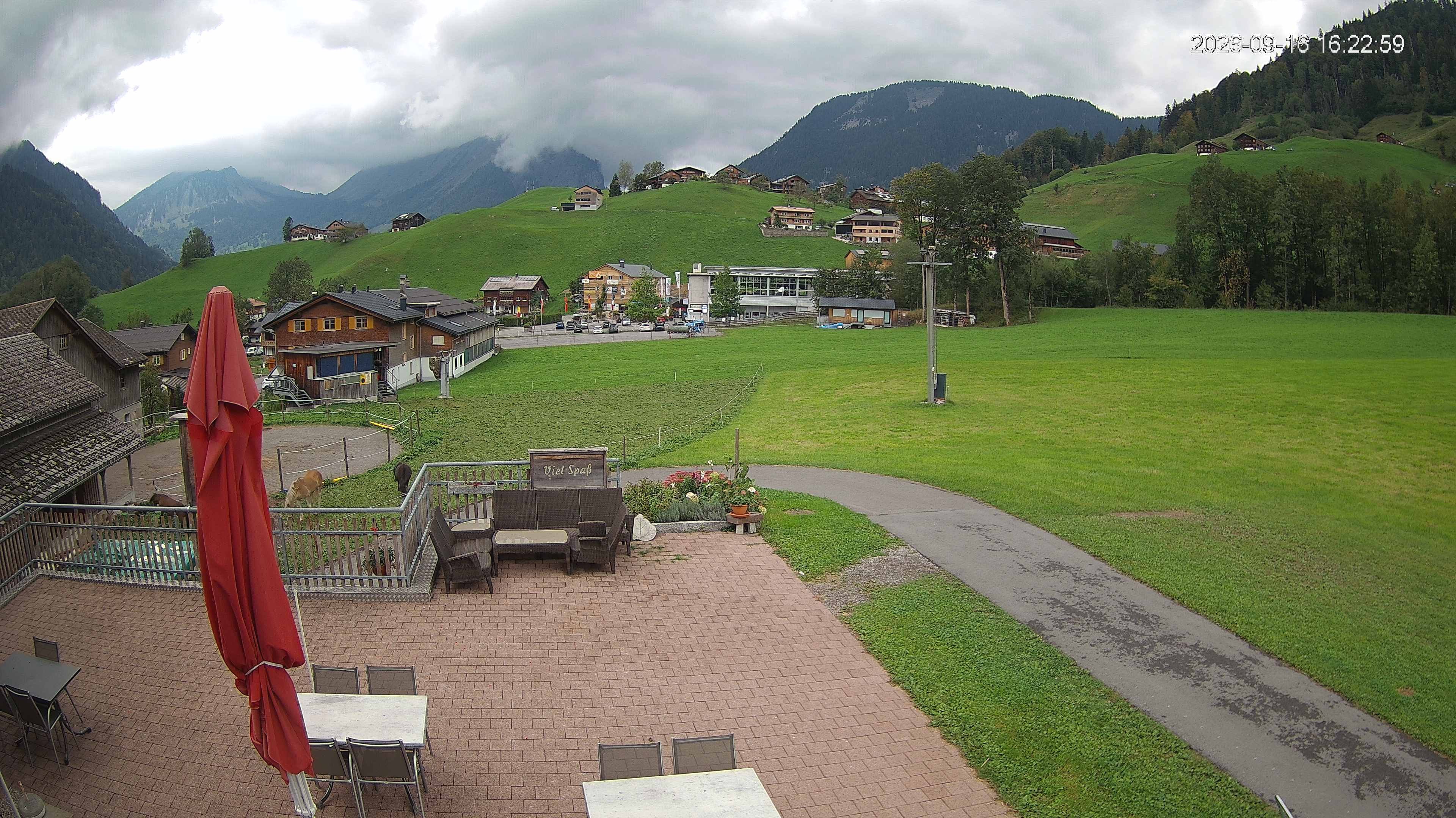 Archiv Foto Webcam Schrannenhof am Diedamskopf