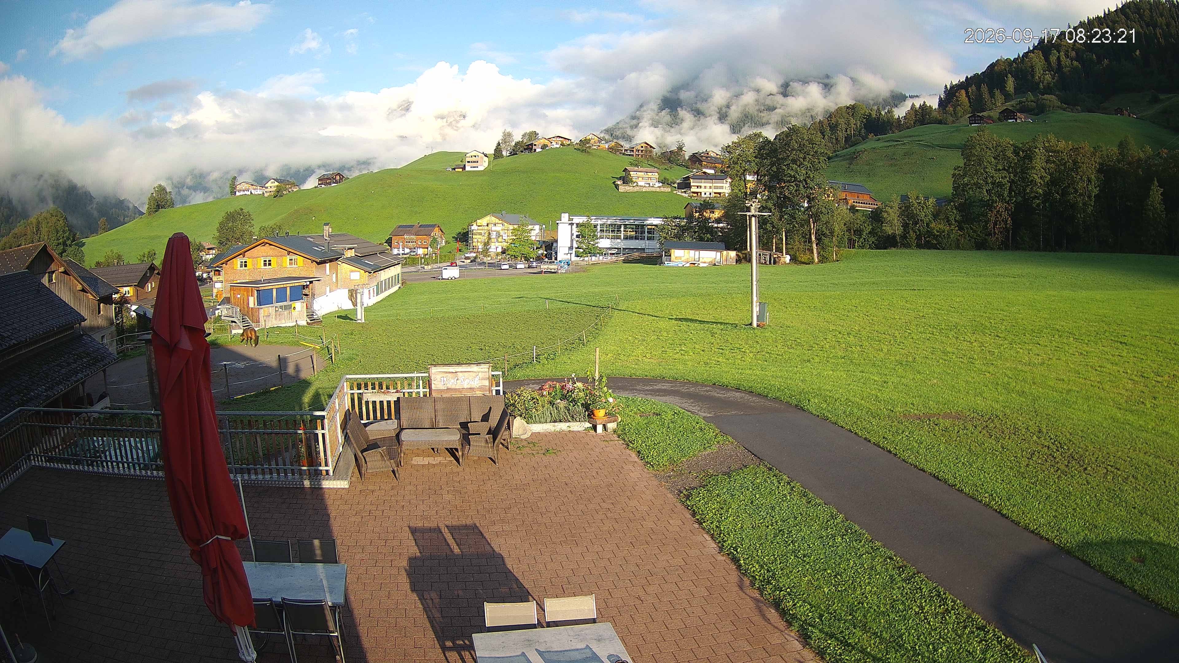 Archiv Foto Webcam Schrannenhof am Diedamskopf