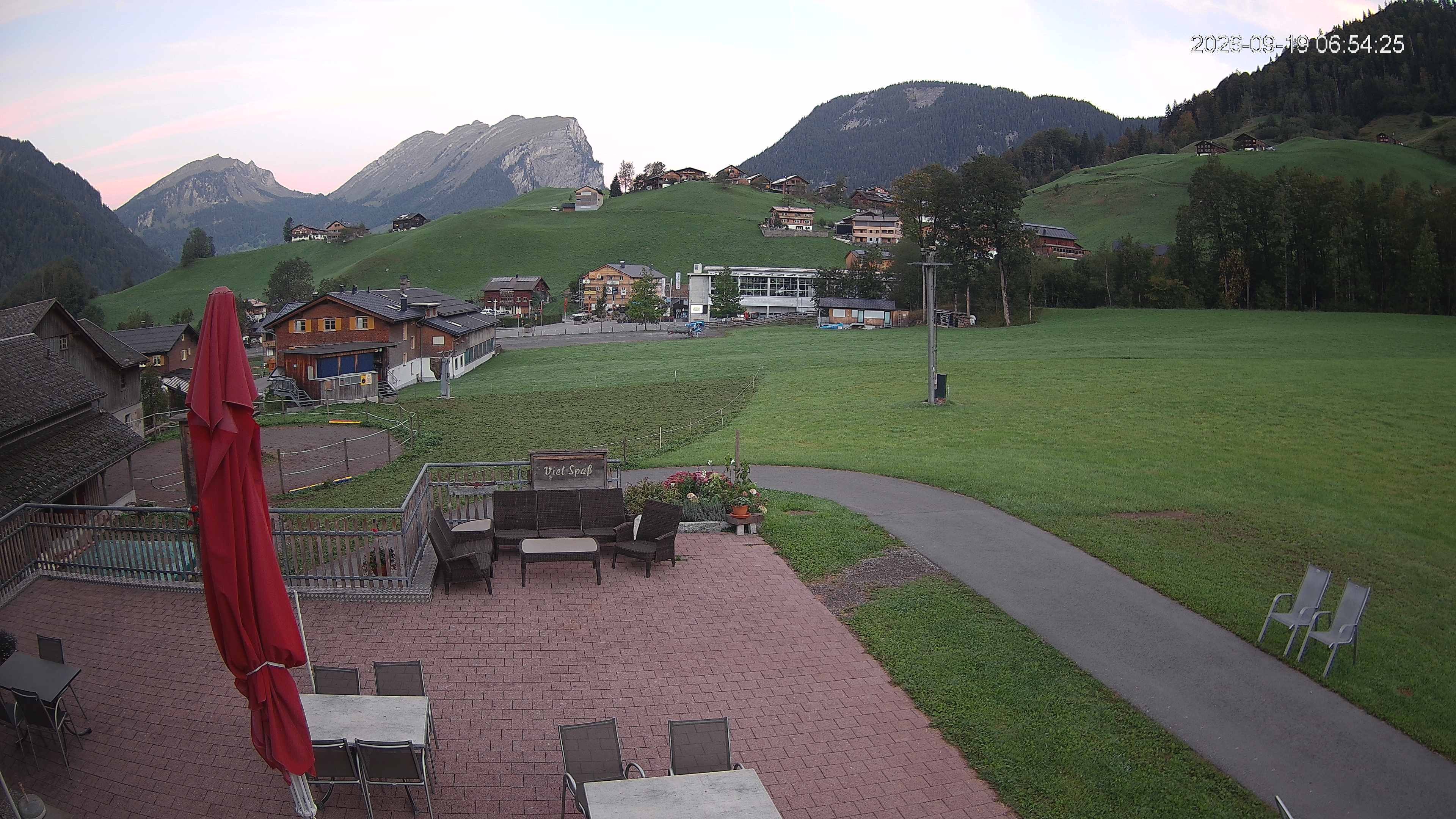 Archiv Foto Webcam Schrannenhof am Diedamskopf