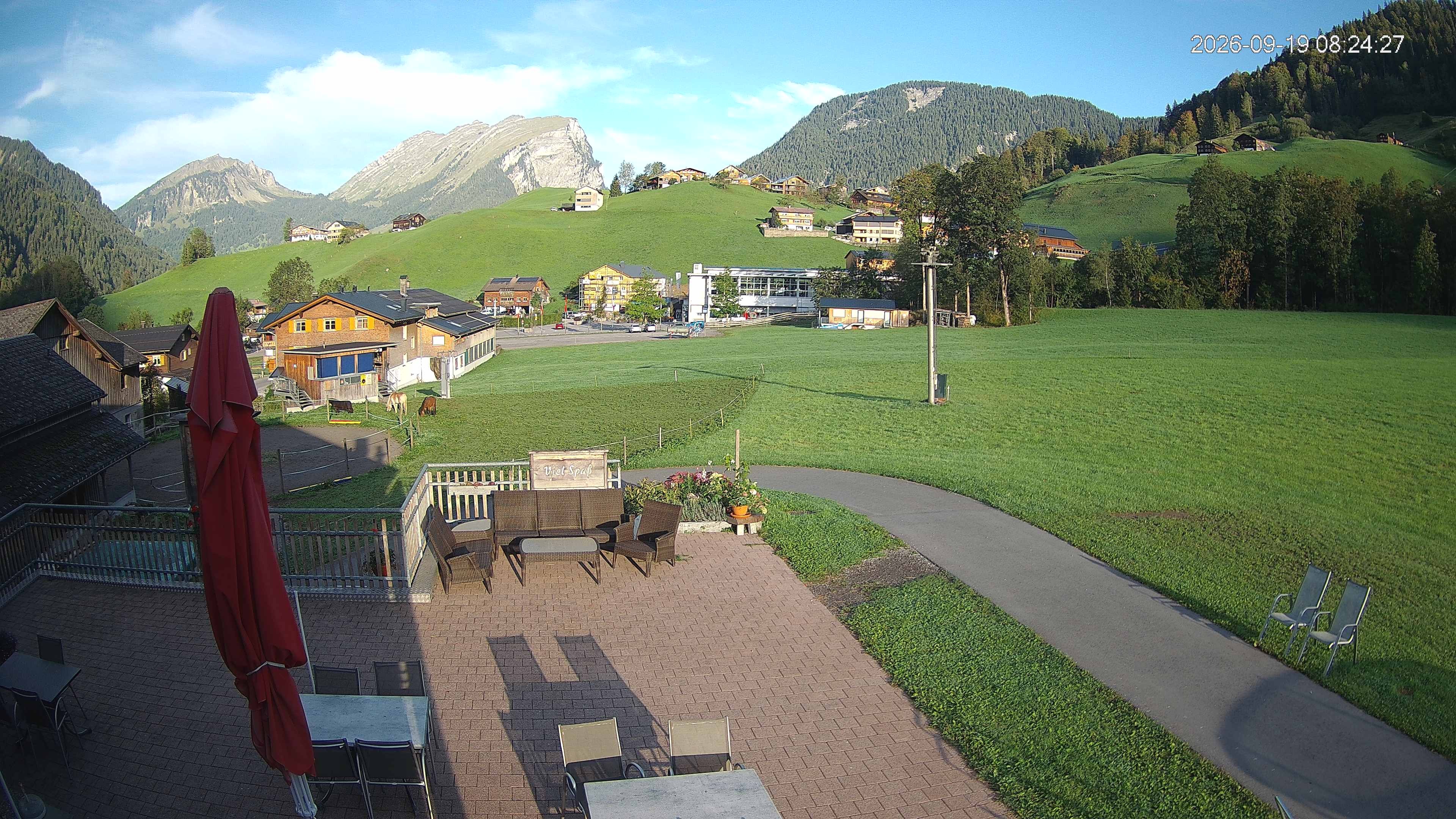Archiv Foto Webcam Schrannenhof am Diedamskopf