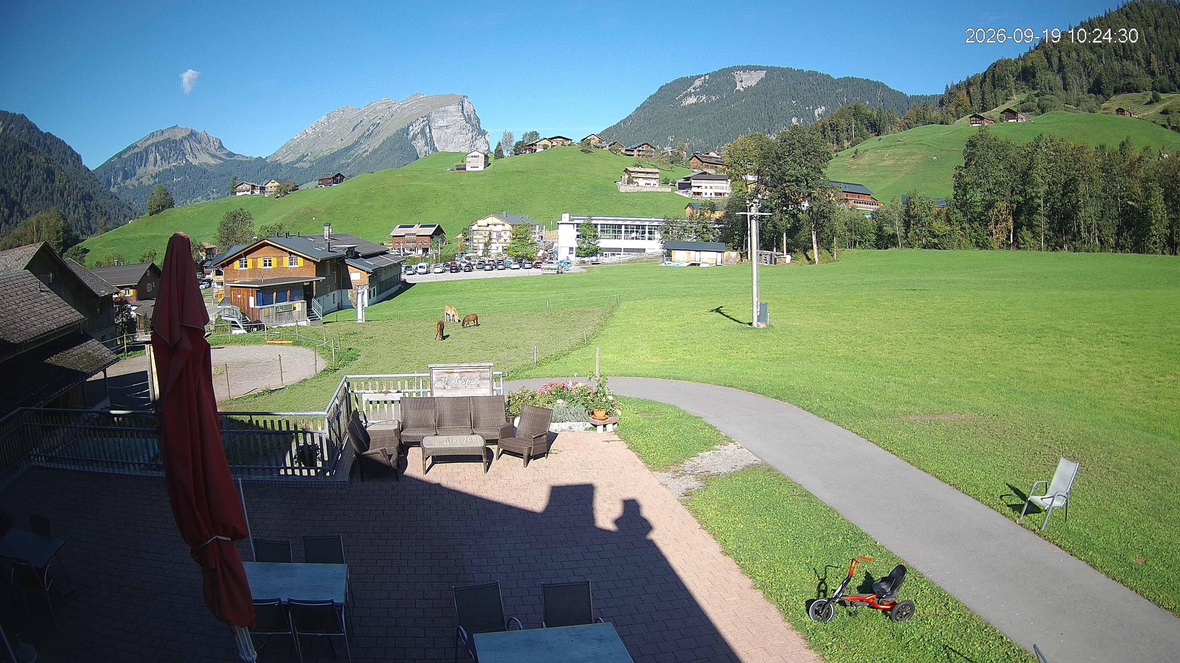 Archiv Foto Webcam Schrannenhof am Diedamskopf