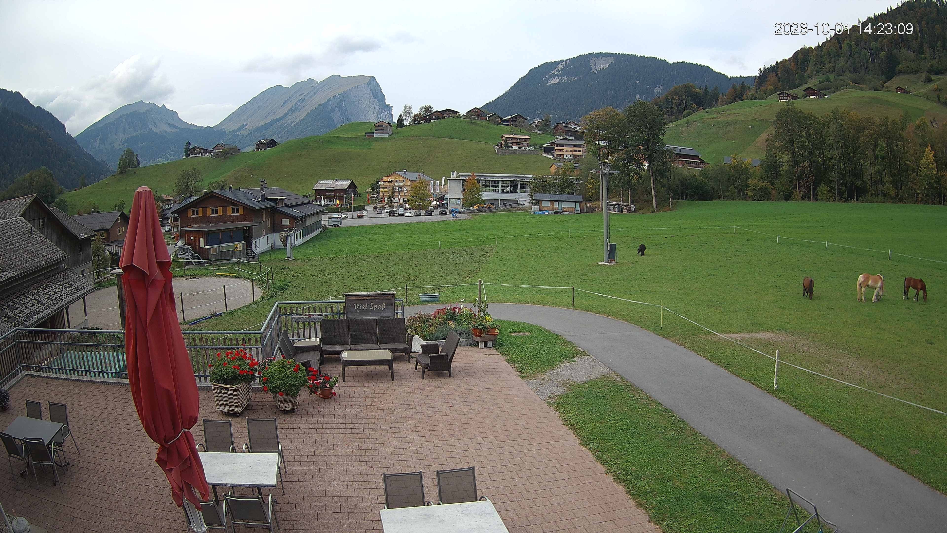 Archiv Foto Webcam Schrannenhof am Diedamskopf