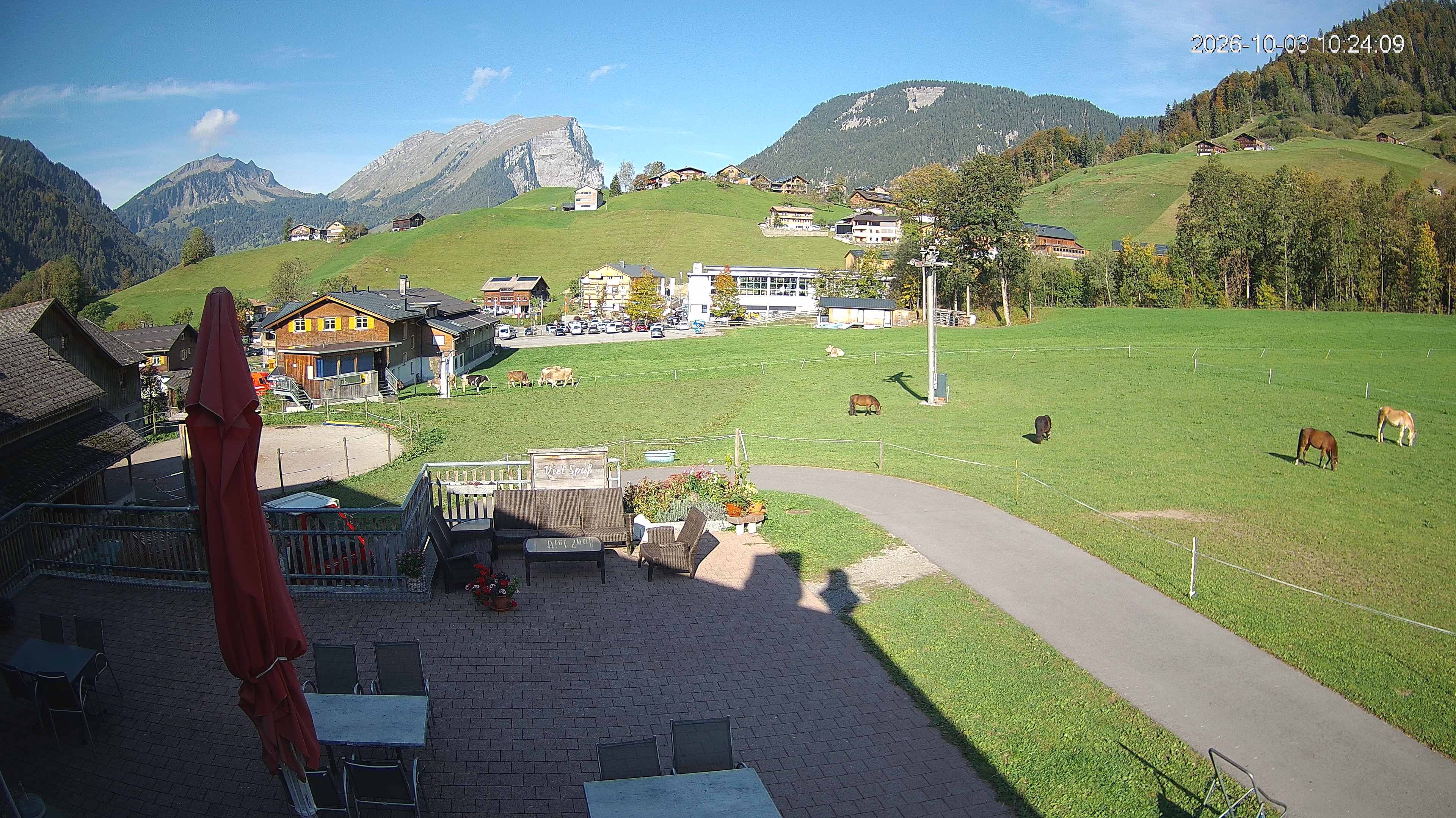 Archiv Foto Webcam Schrannenhof am Diedamskopf