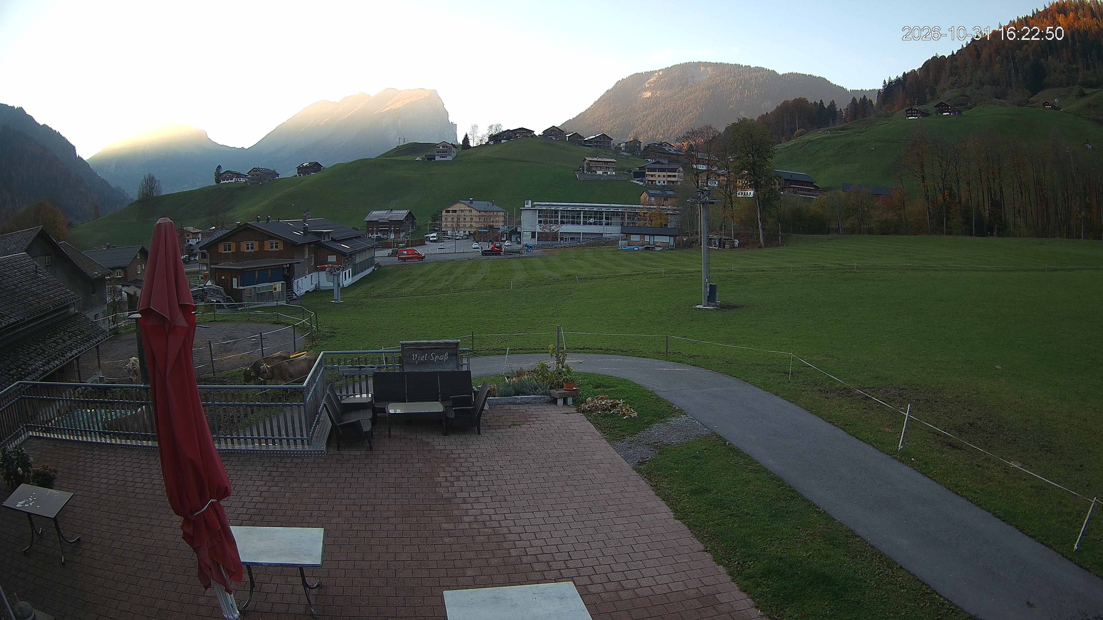 Archiv Foto Webcam Schrannenhof am Diedamskopf