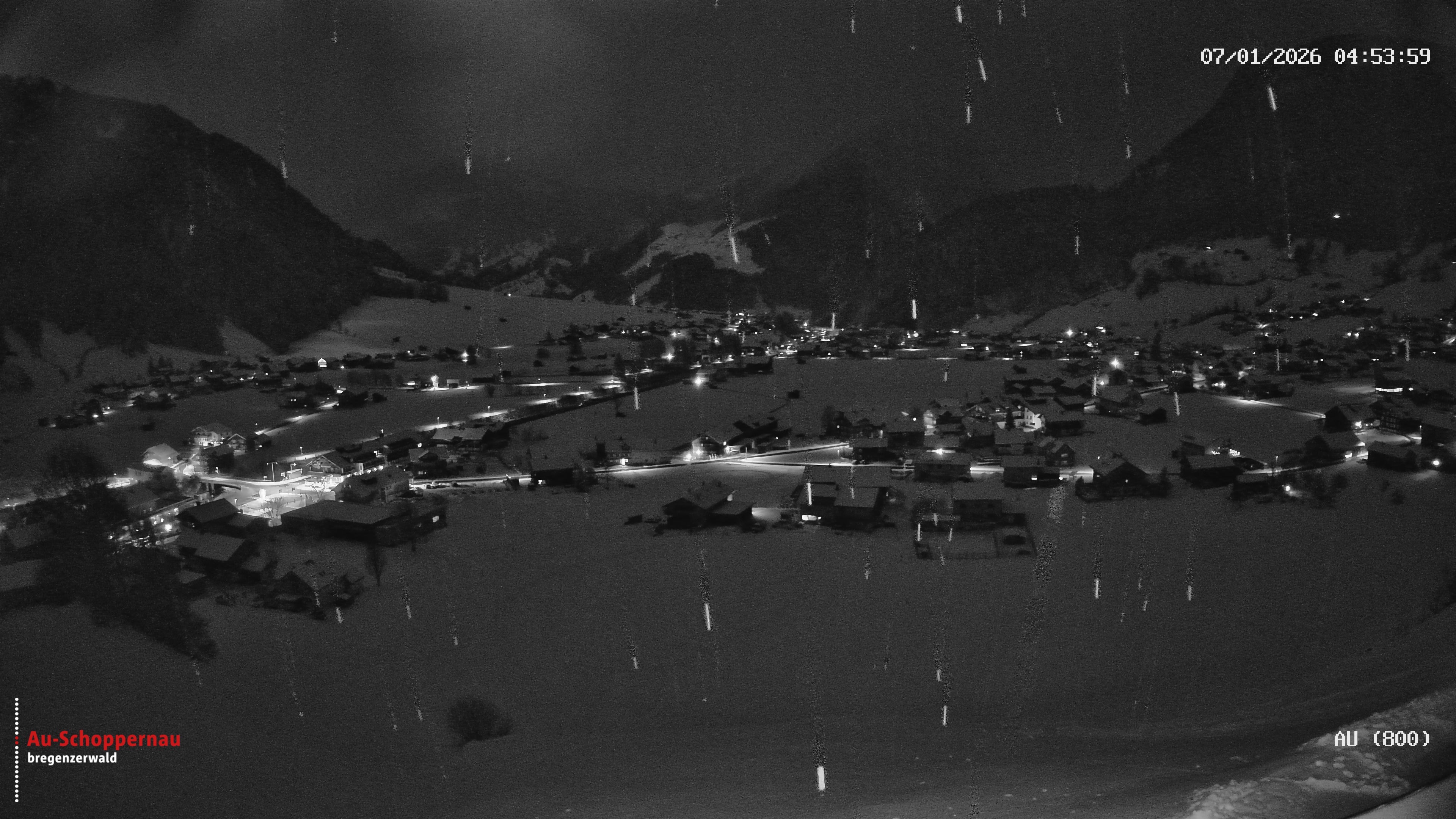 Archiv Foto Webcam Au bei Schoppernau