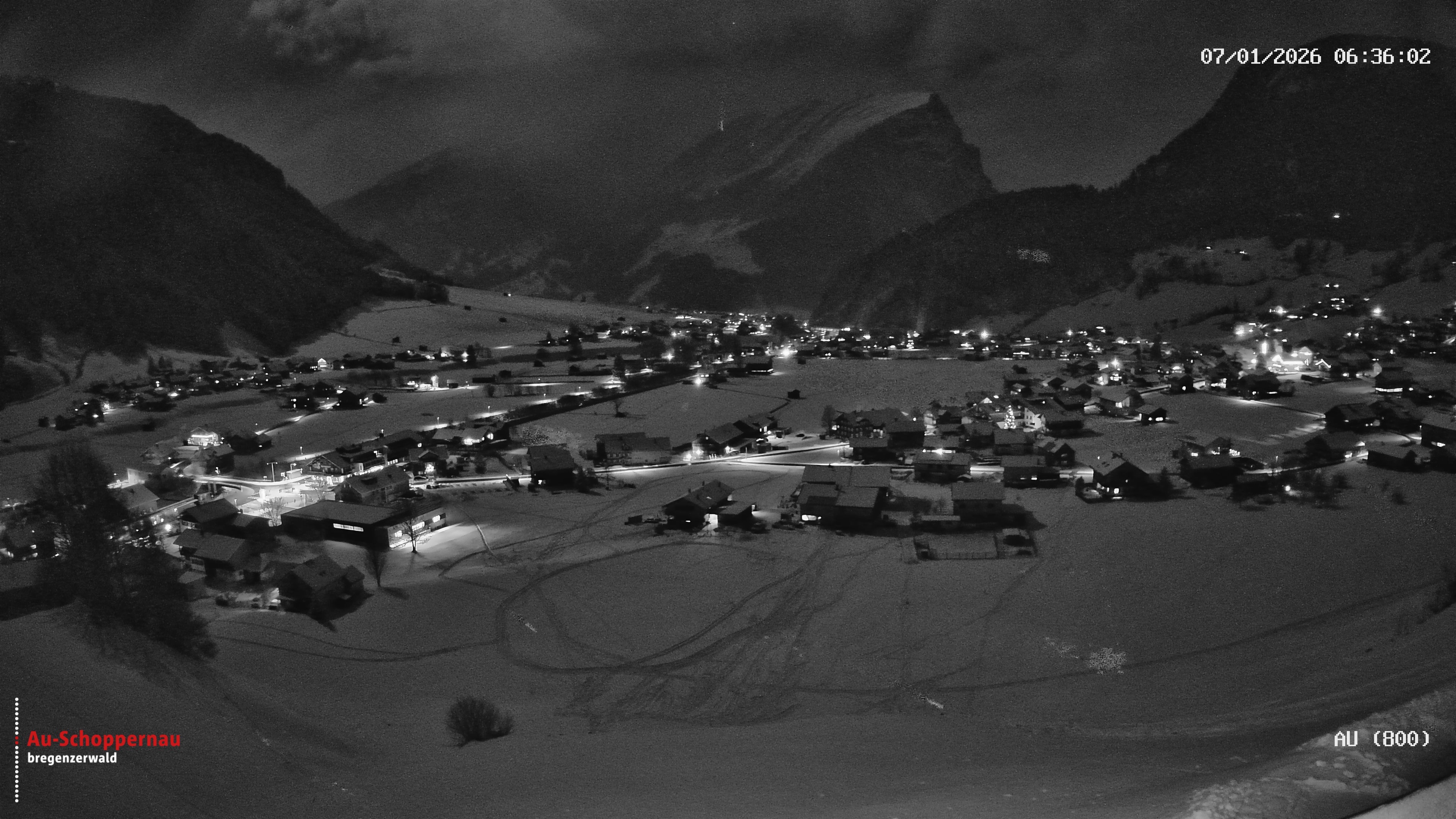 Archiv Foto Webcam Au bei Schoppernau