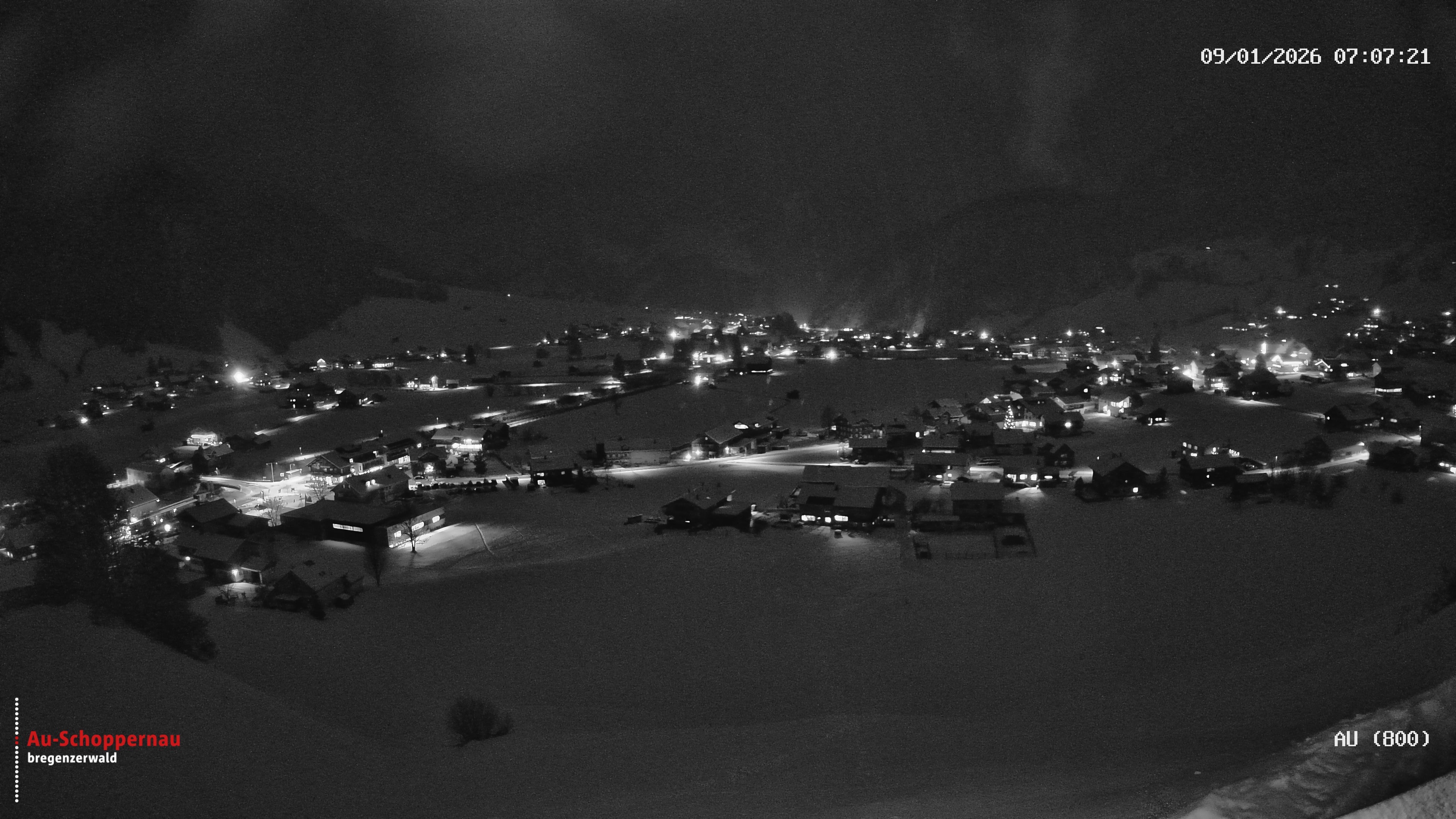 Archived image Webcam Au near Schoppernau