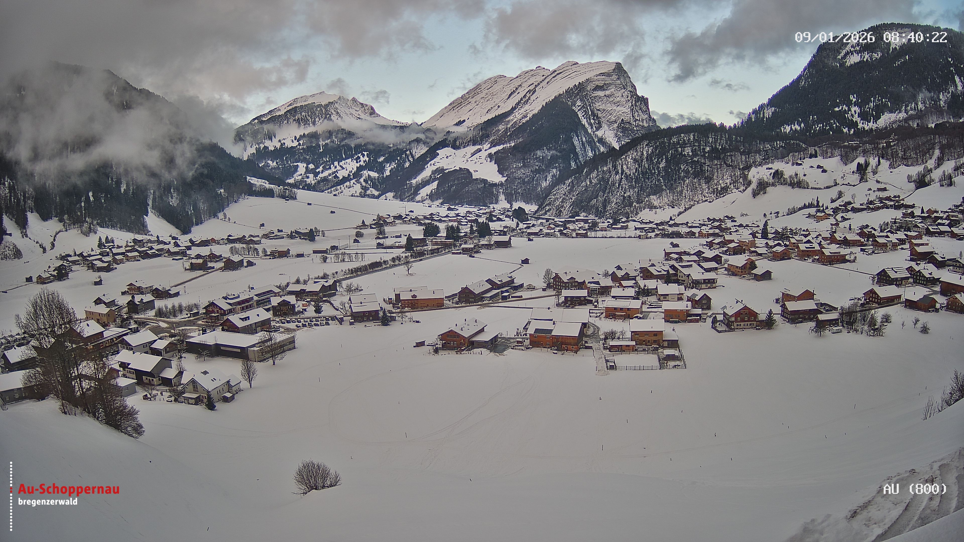 Archived image Webcam Au near Schoppernau