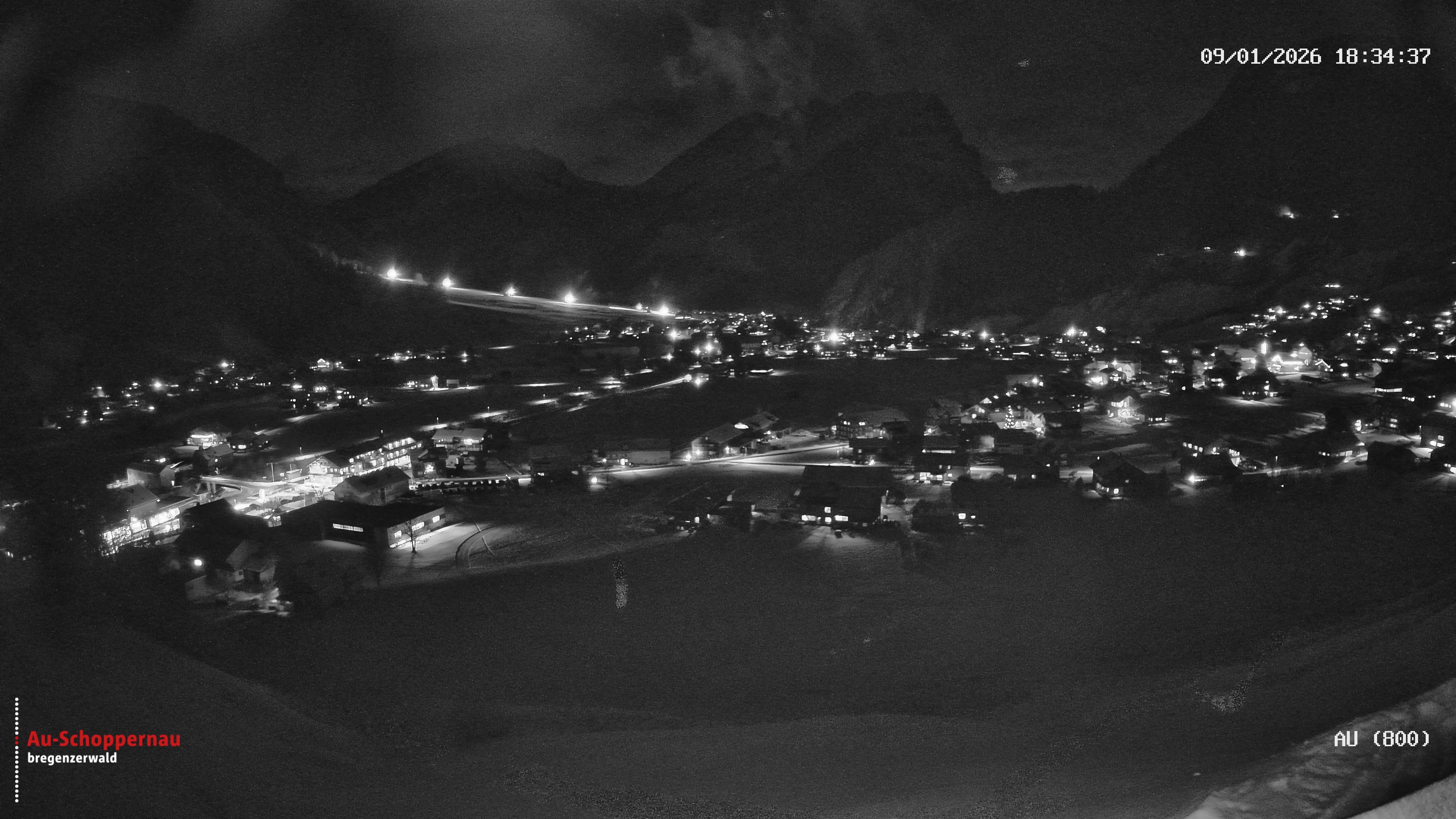 Archived image Webcam Au near Schoppernau