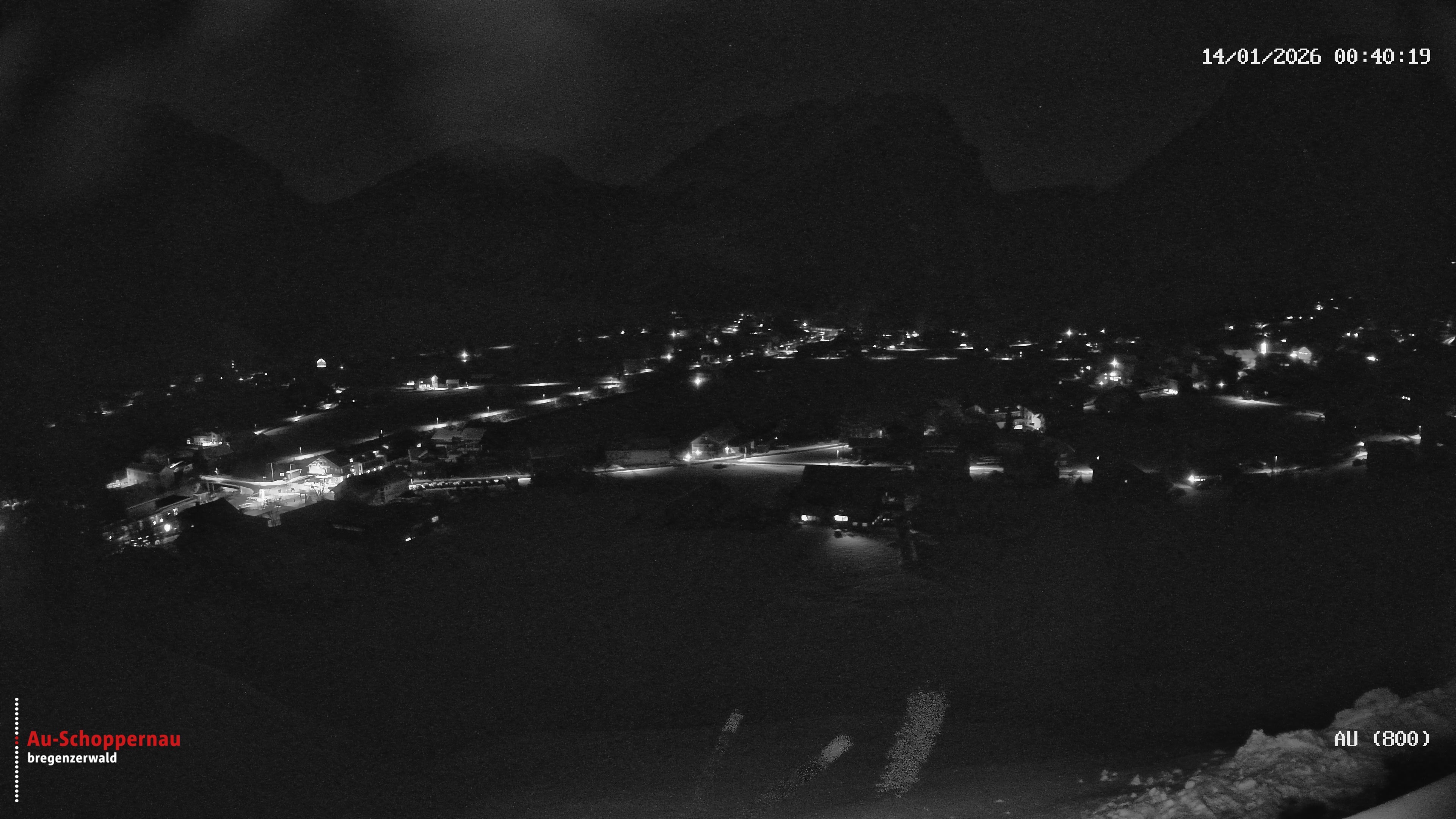 Archiv Foto Webcam Au bei Schoppernau