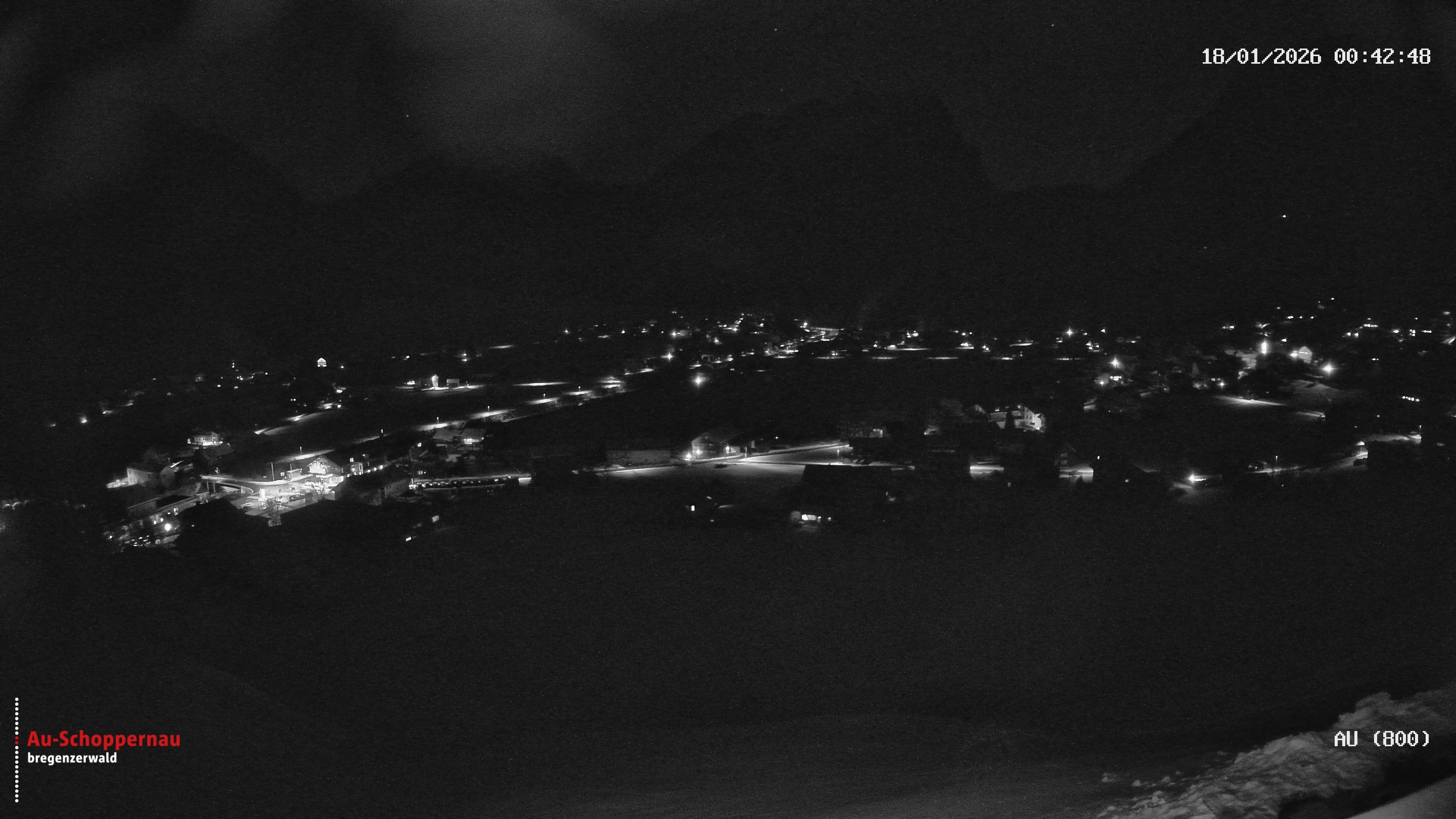 Archiv Foto Webcam Au bei Schoppernau