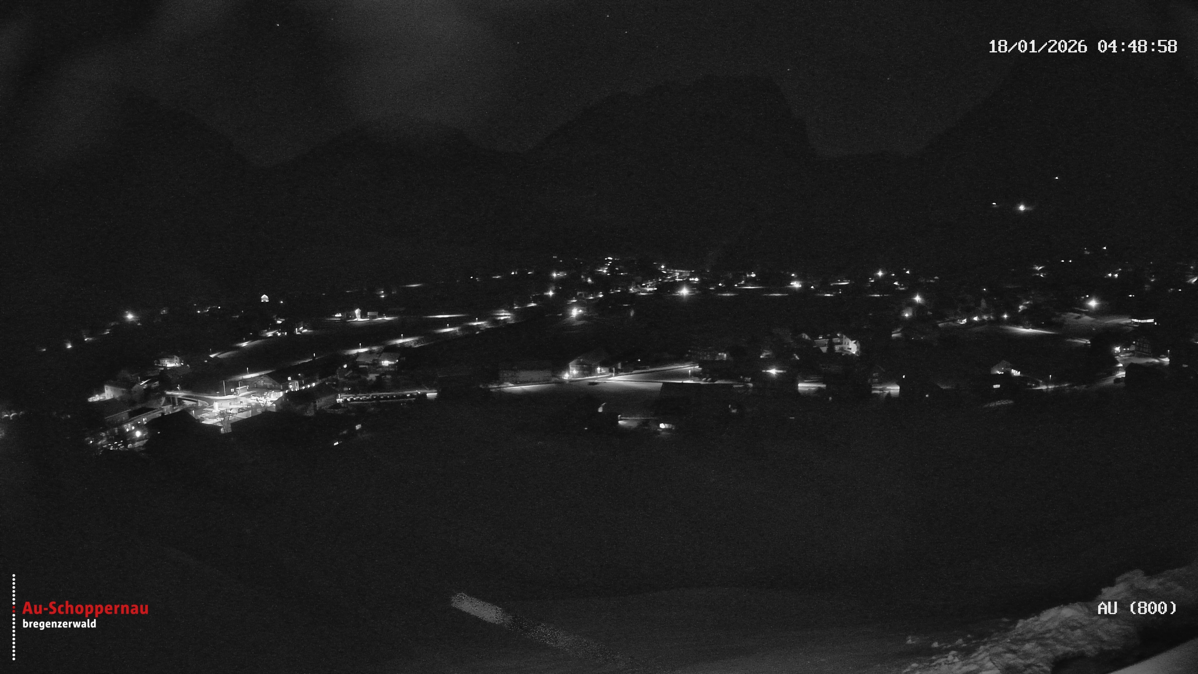 Archiv Foto Webcam Au bei Schoppernau