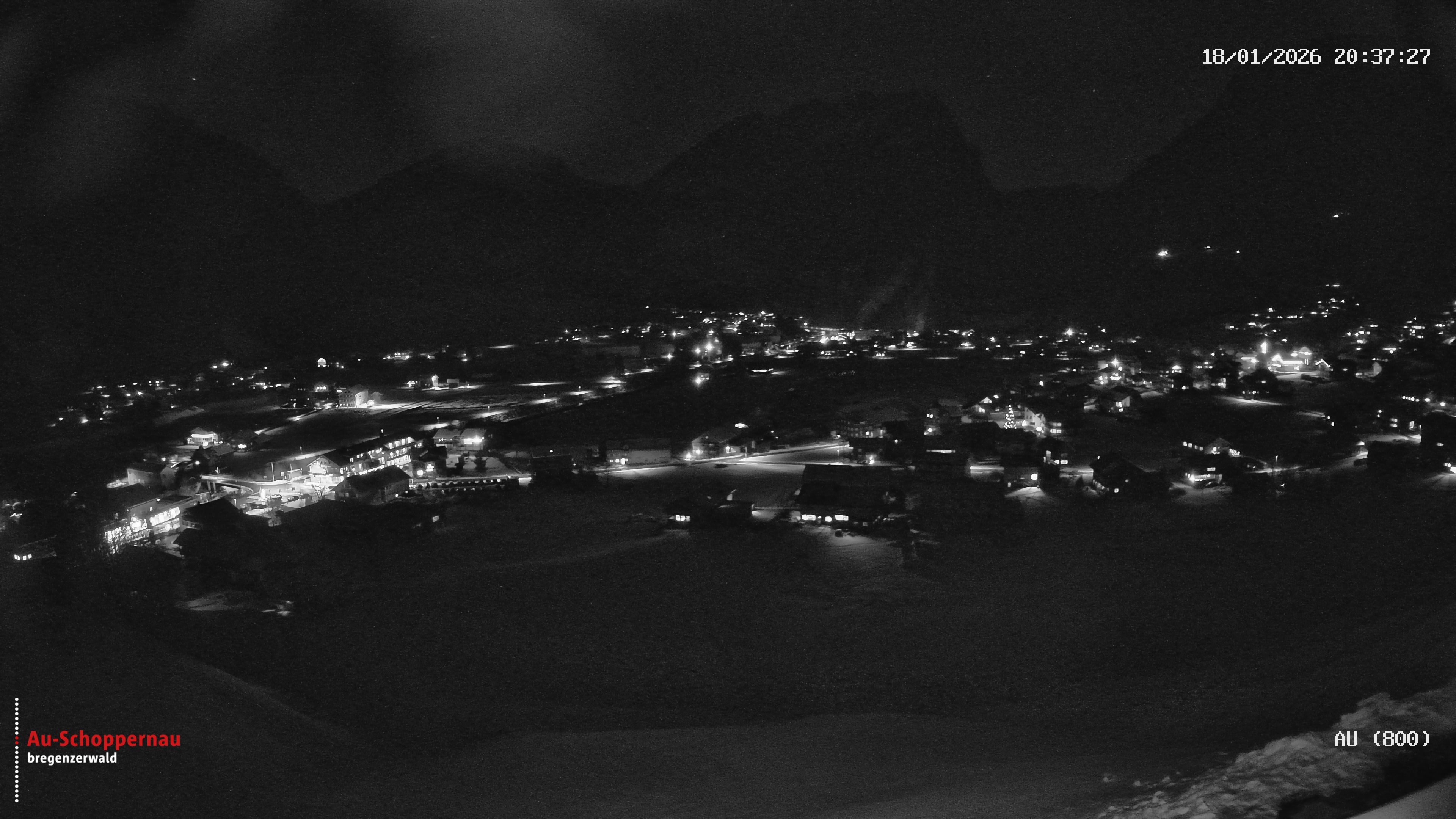 Archiv Foto Webcam Au bei Schoppernau