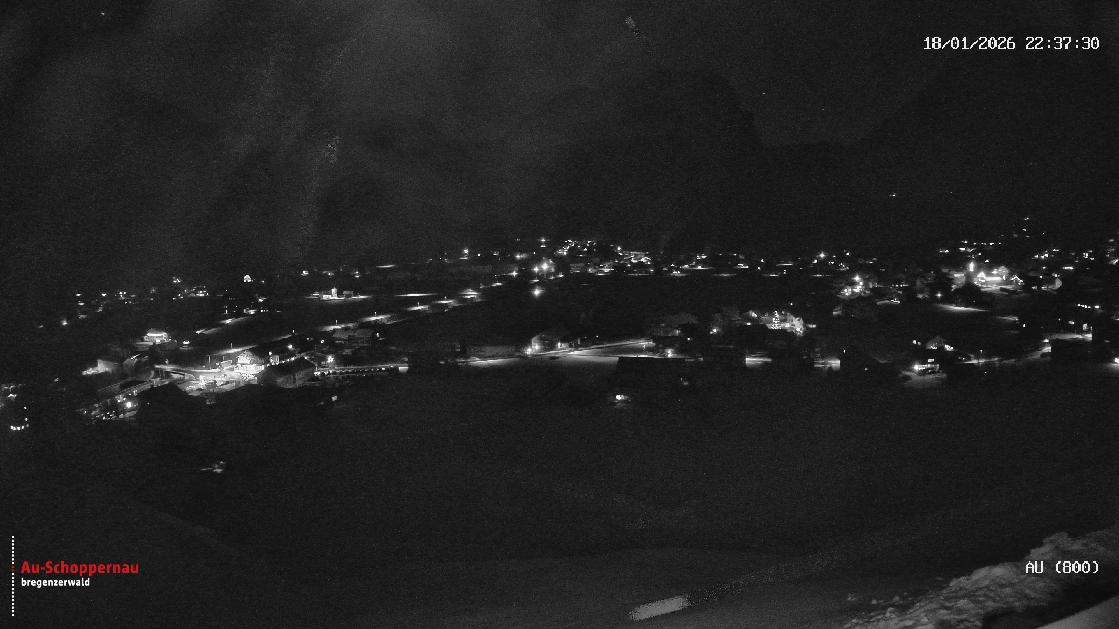 Archiv Foto Webcam Au bei Schoppernau