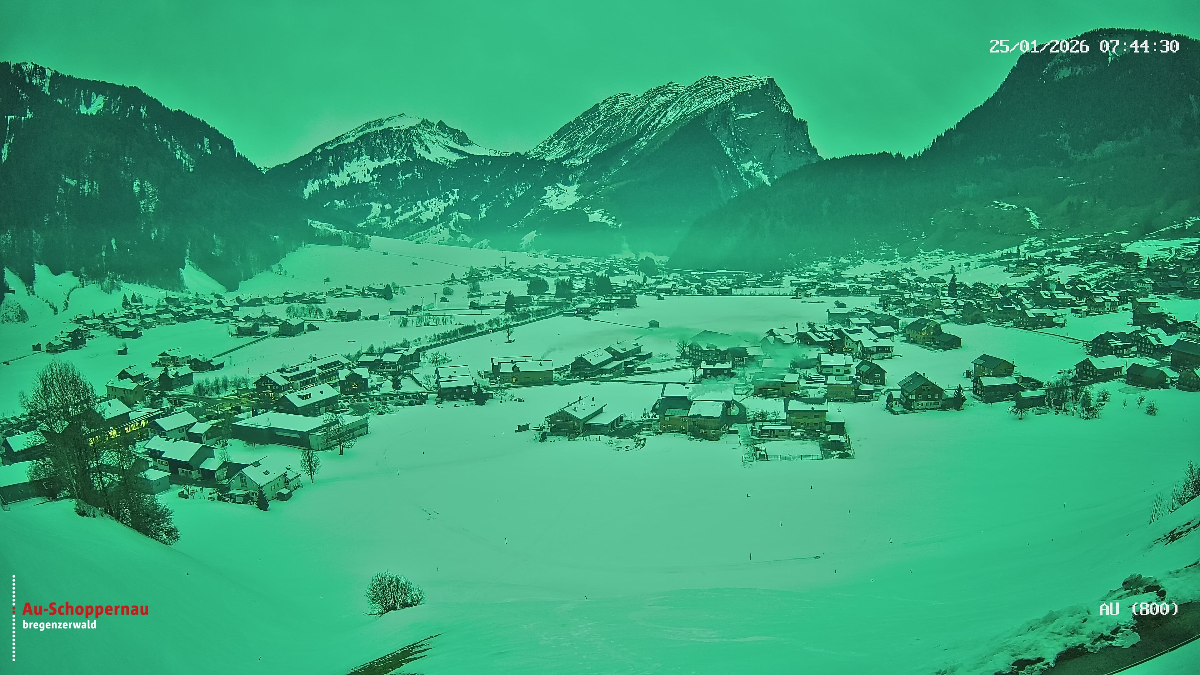 Archiv Foto Webcam Au bei Schoppernau