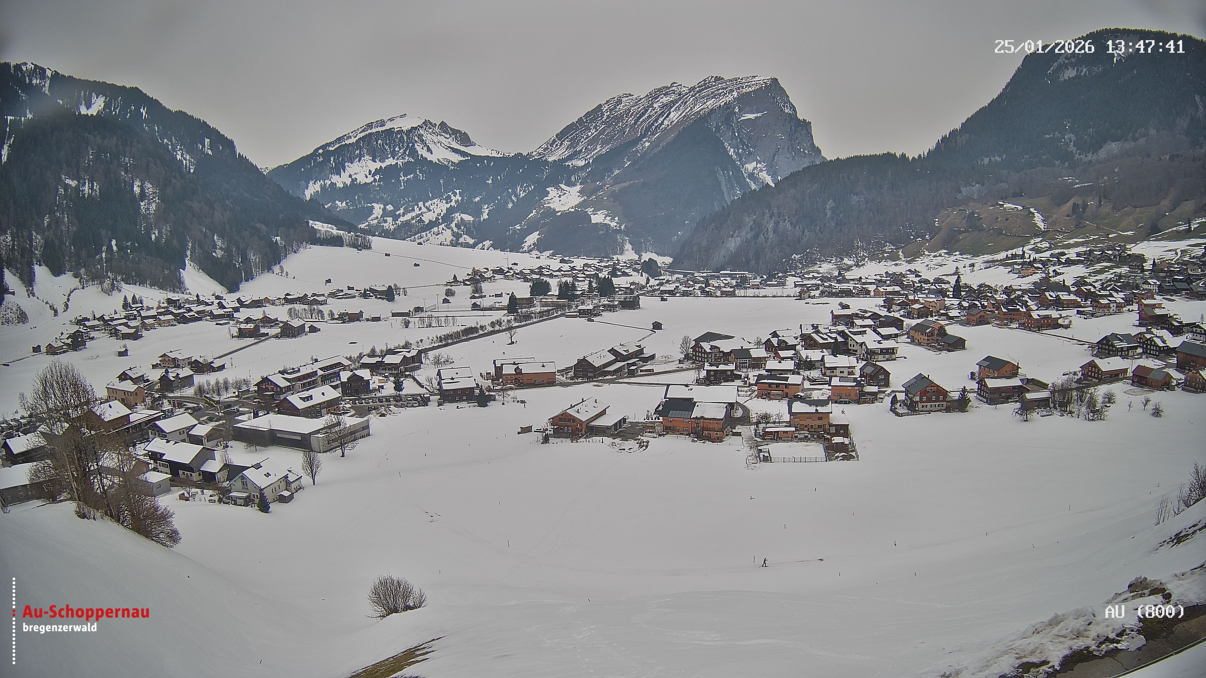 Archiv Foto Webcam Au bei Schoppernau