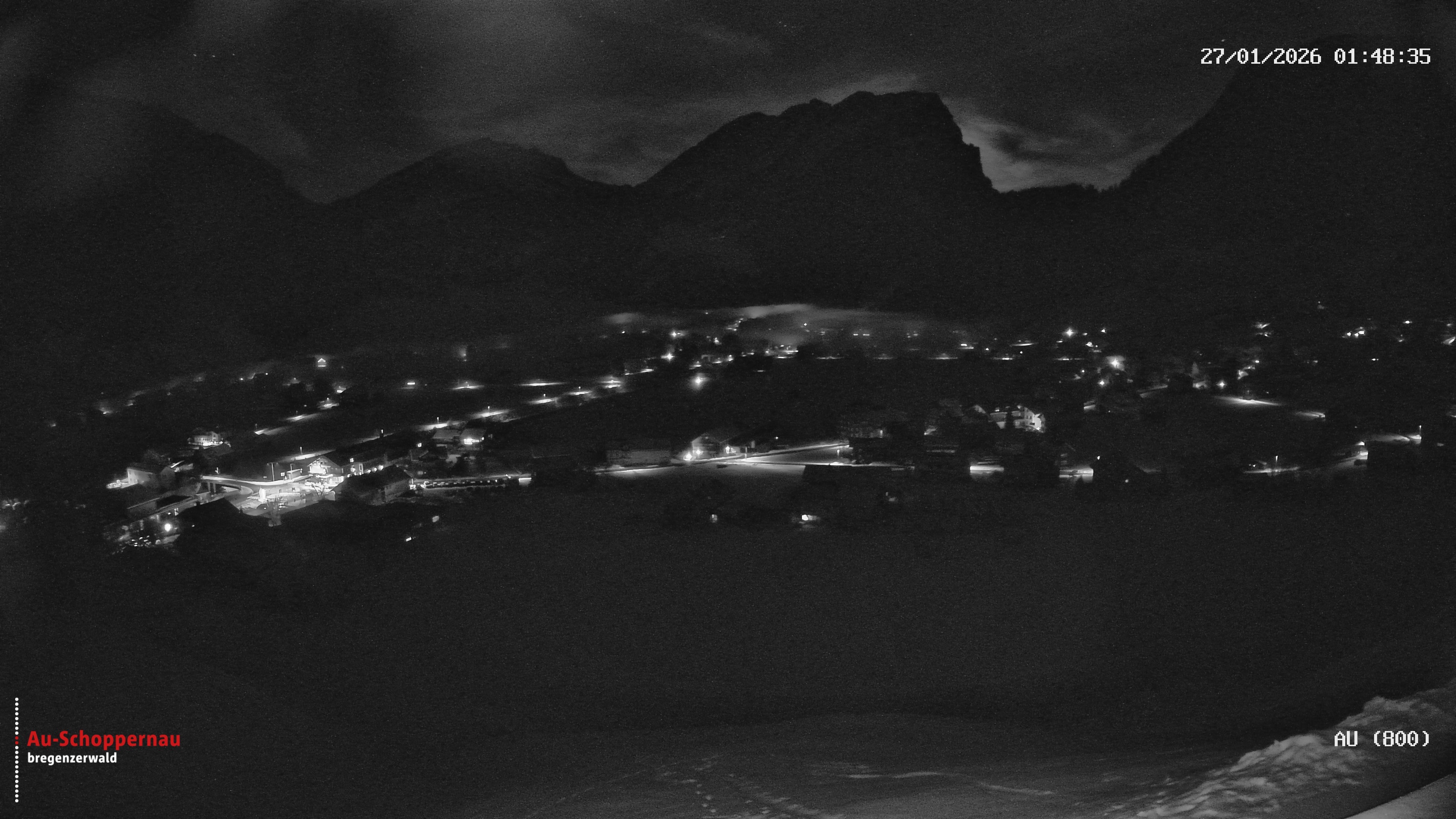 Archiv Foto Webcam Au bei Schoppernau