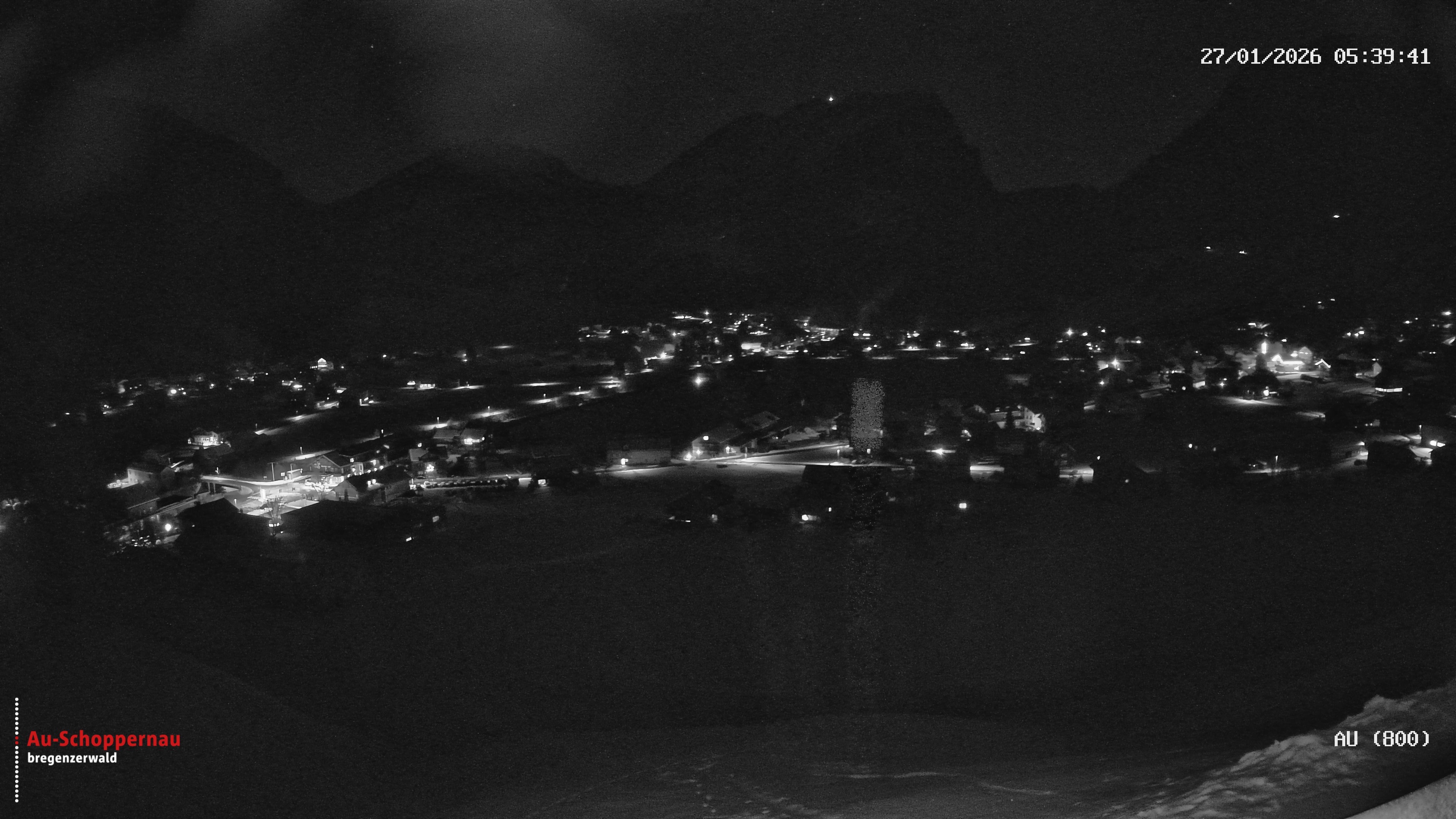 Archiv Foto Webcam Au bei Schoppernau