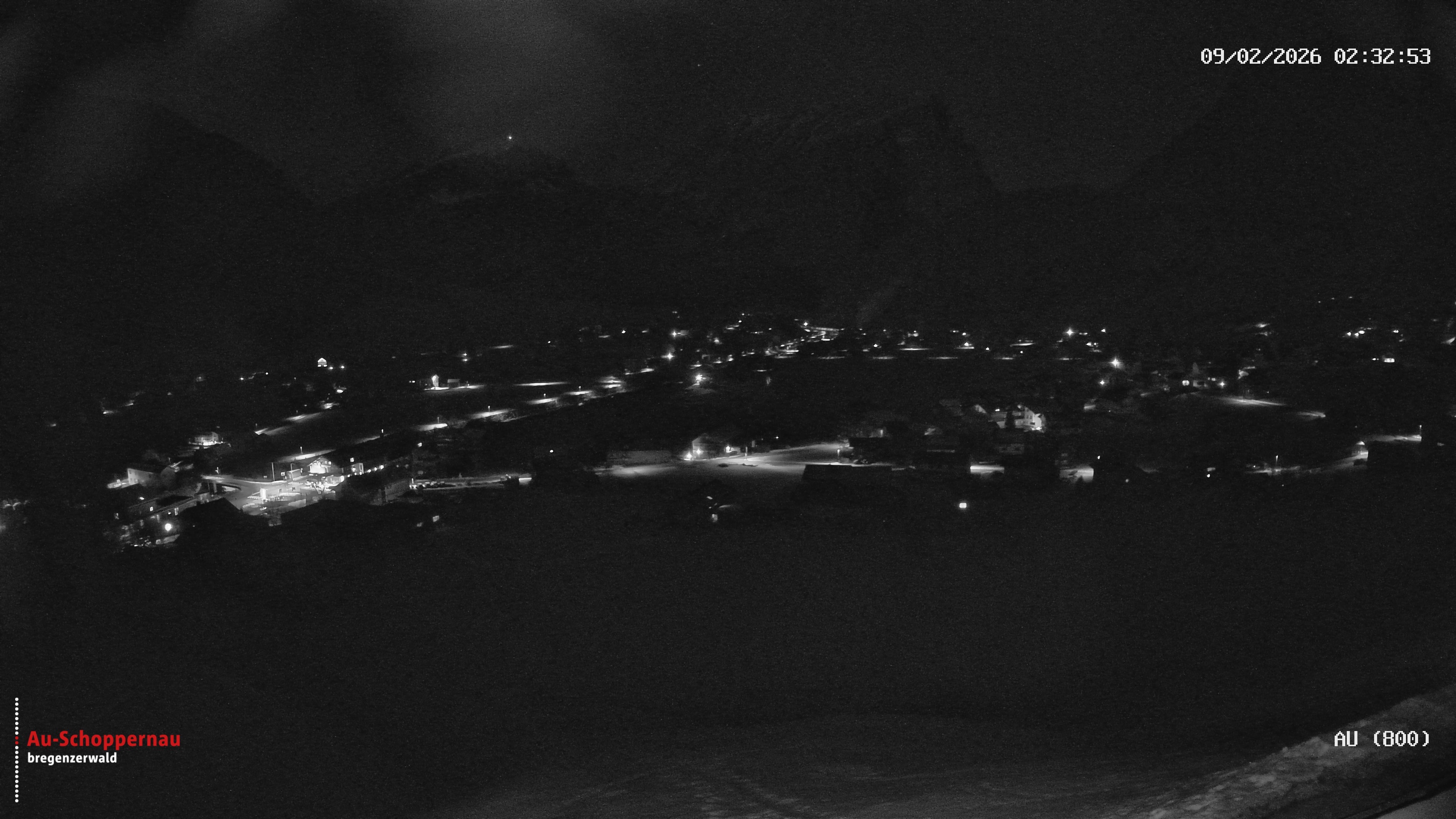 Archiv Foto Webcam Au bei Schoppernau