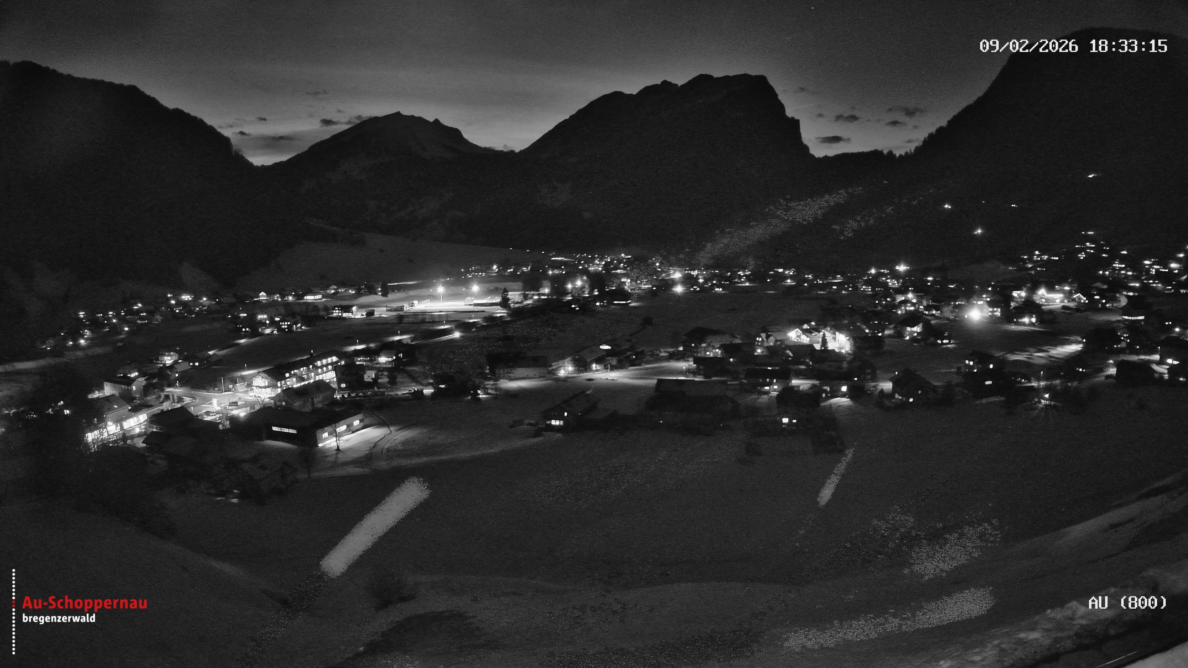 Archiv Foto Webcam Au bei Schoppernau