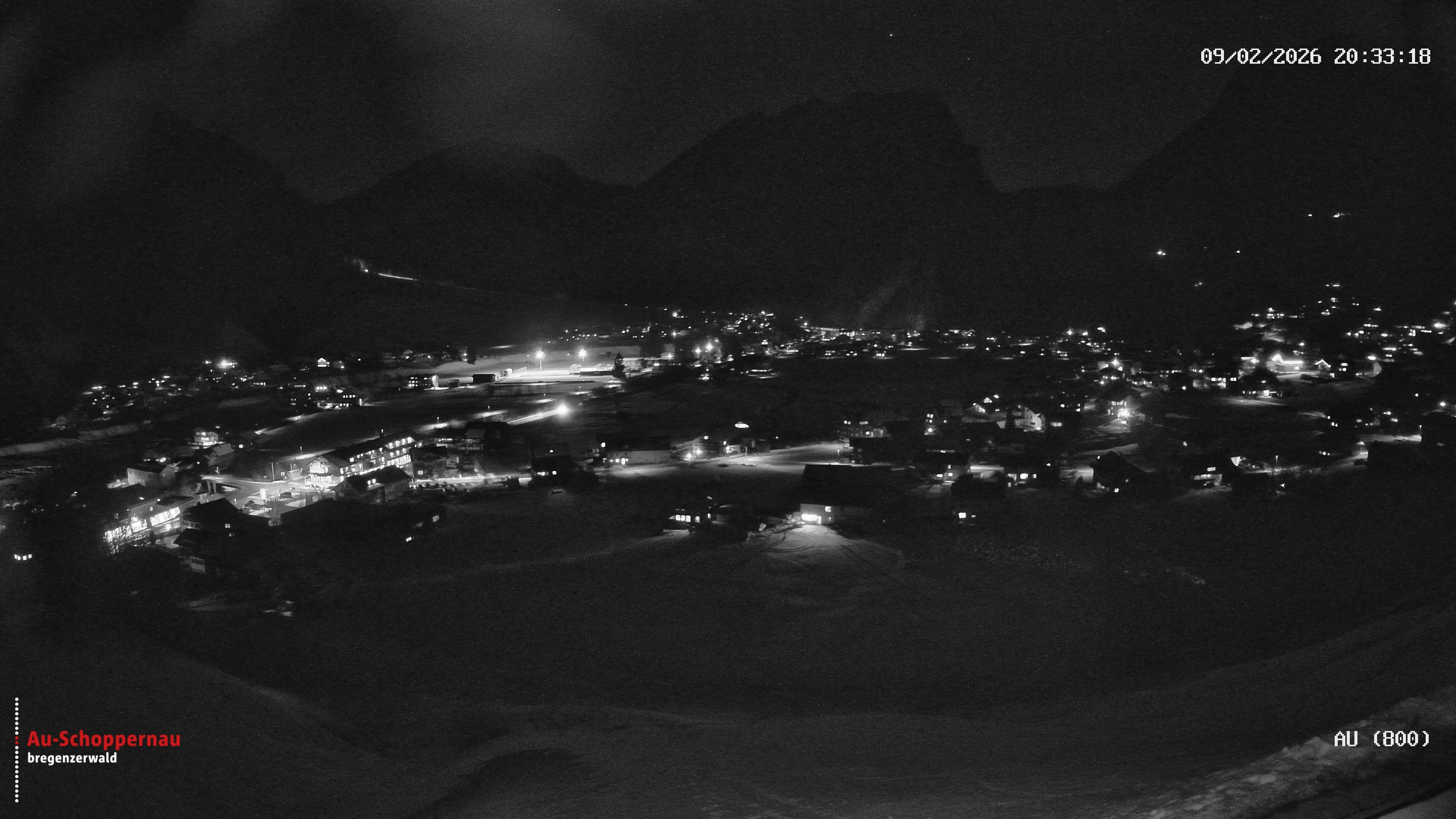 Archiv Foto Webcam Au bei Schoppernau