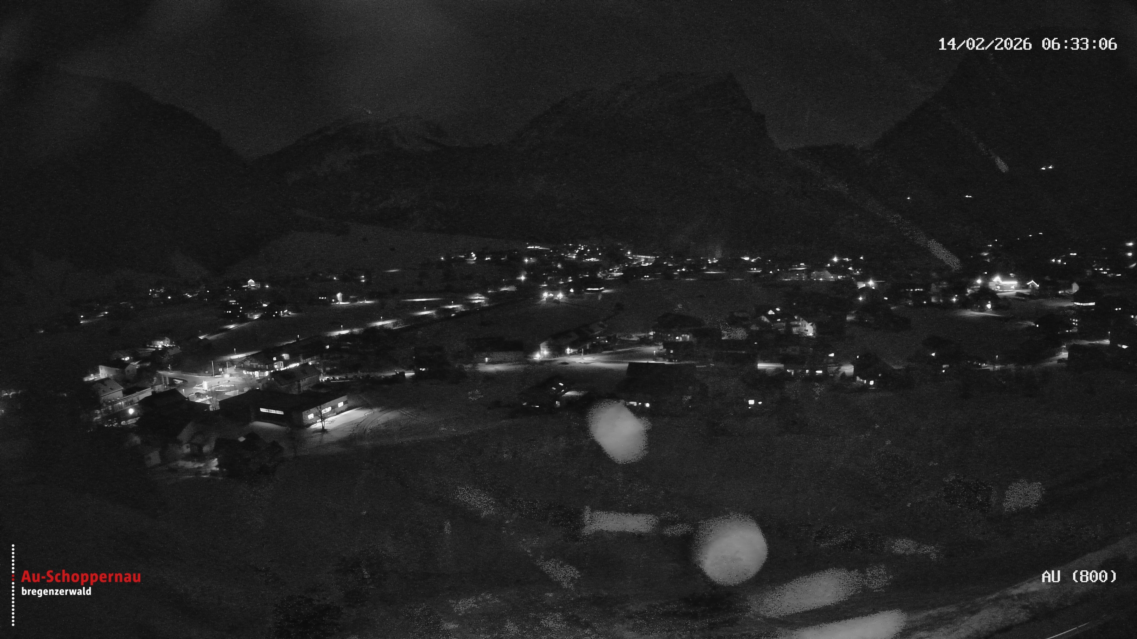 Archiv Foto Webcam Au bei Schoppernau