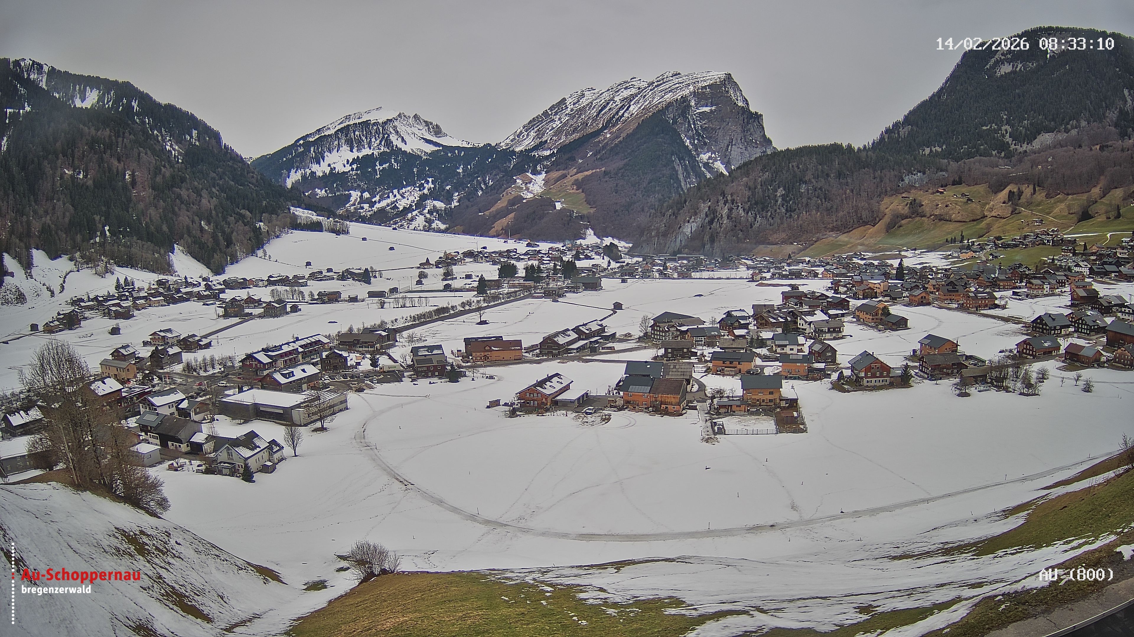 Archiv Foto Webcam Au bei Schoppernau
