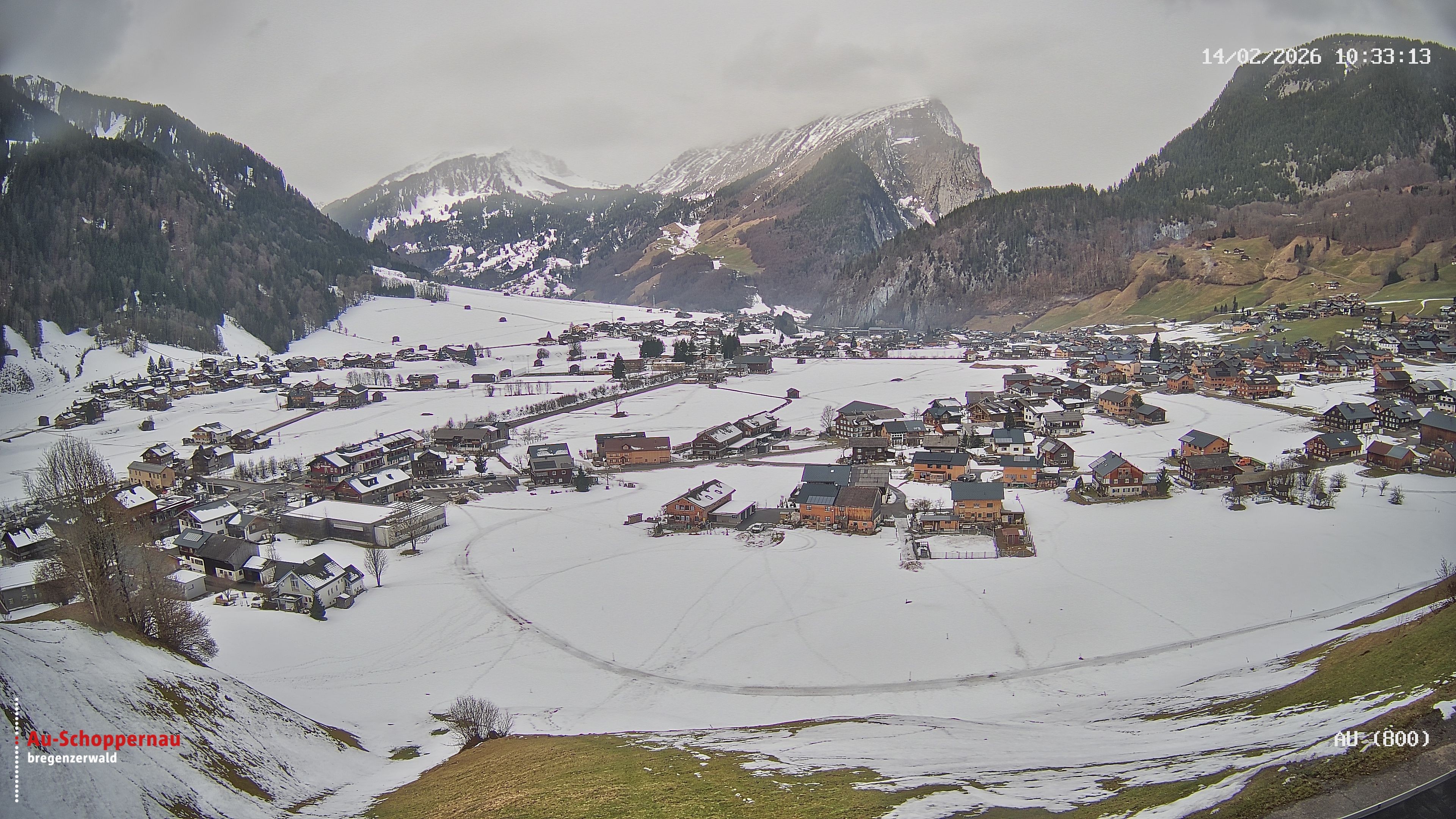 Archiv Foto Webcam Au bei Schoppernau