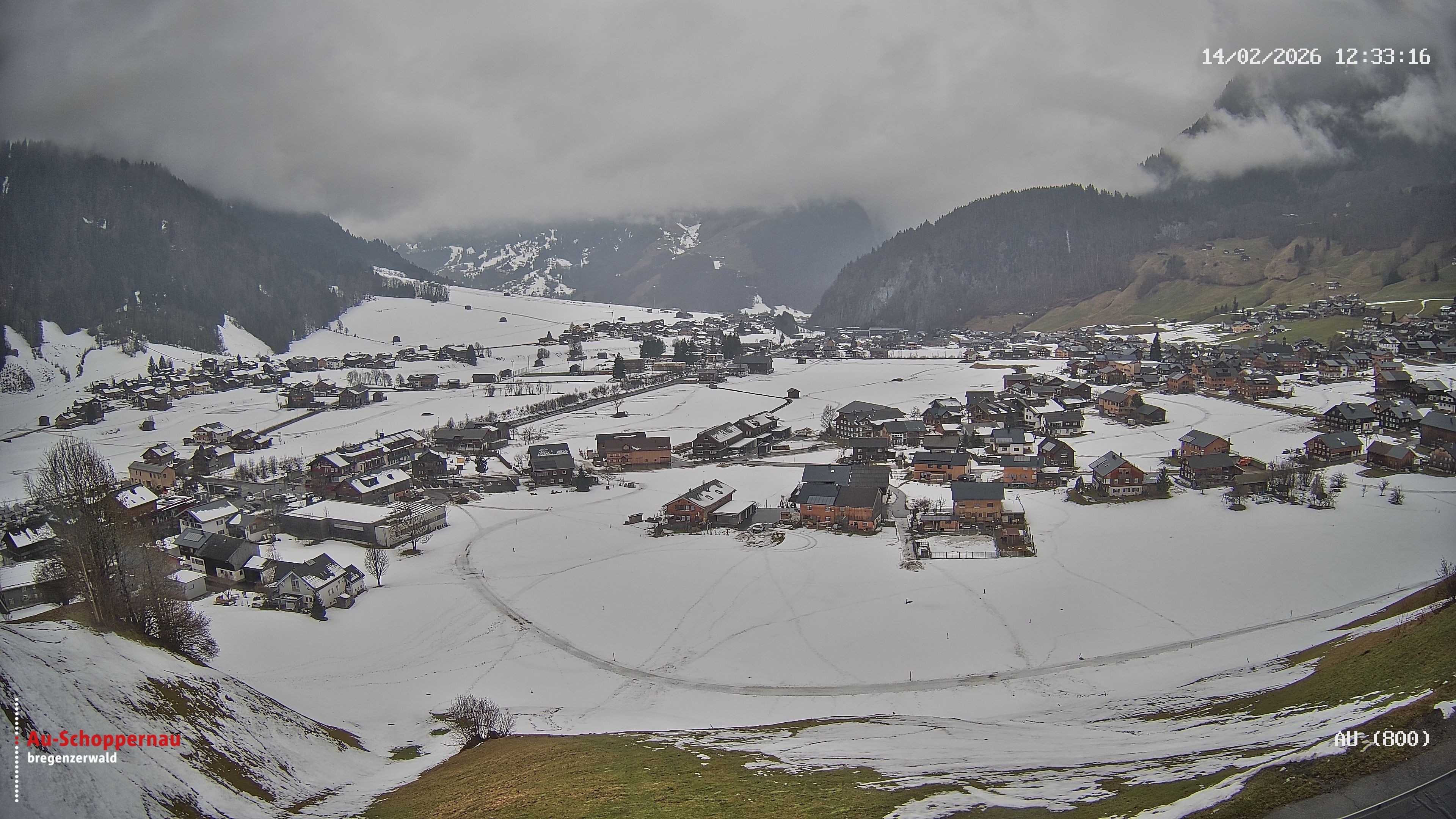 Archiv Foto Webcam Au bei Schoppernau